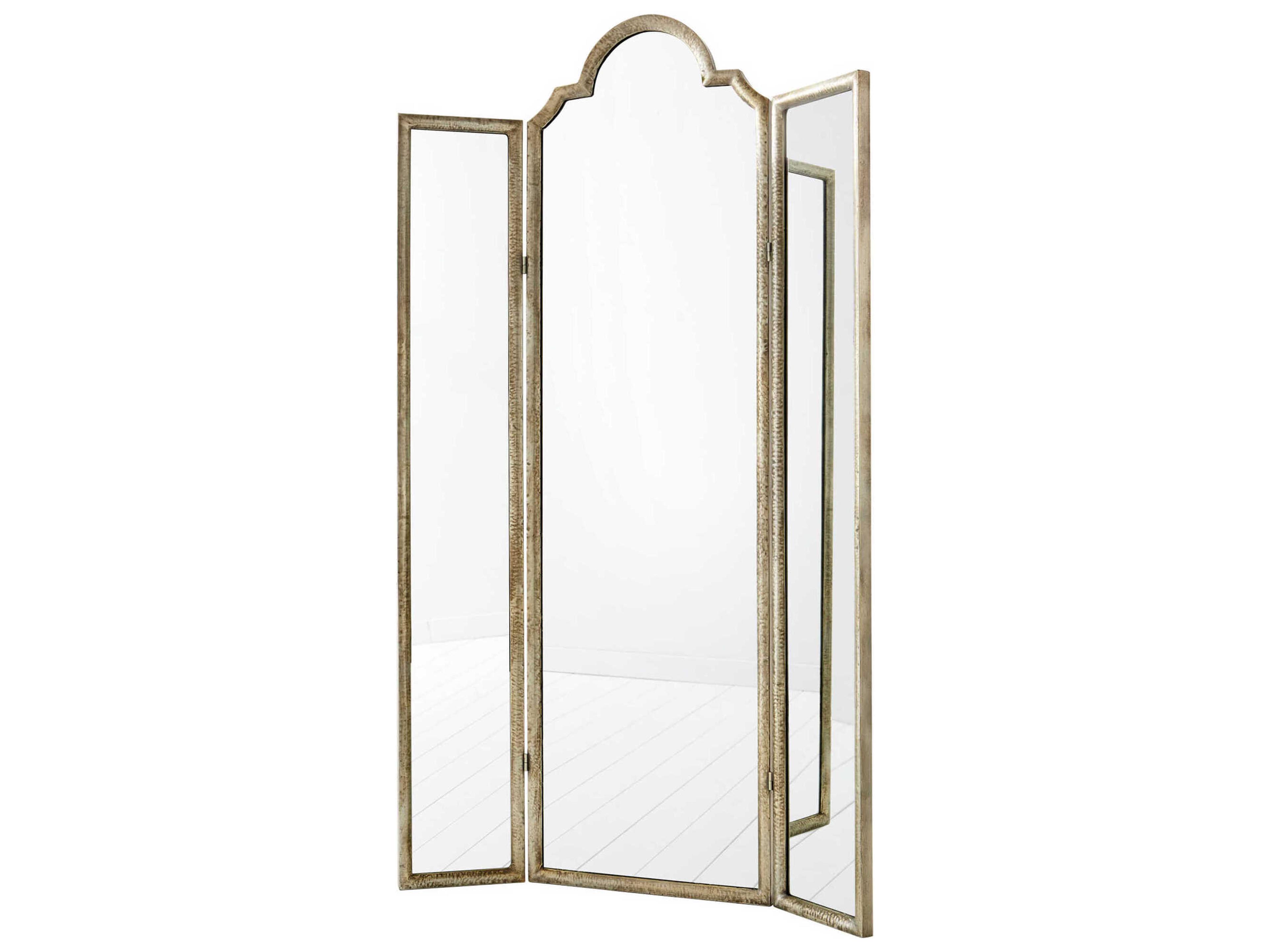 Percy Silver Floor Mirror