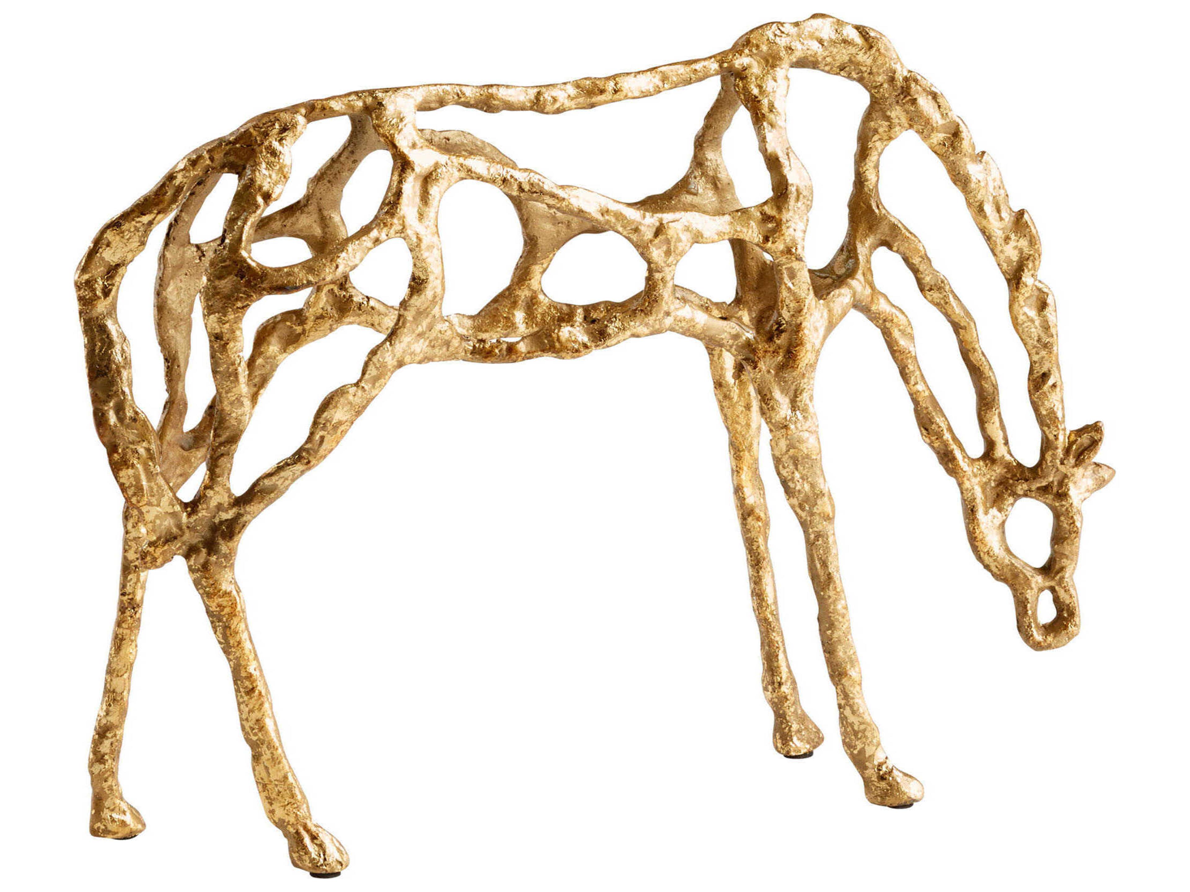 Gold Pensive Sculpture