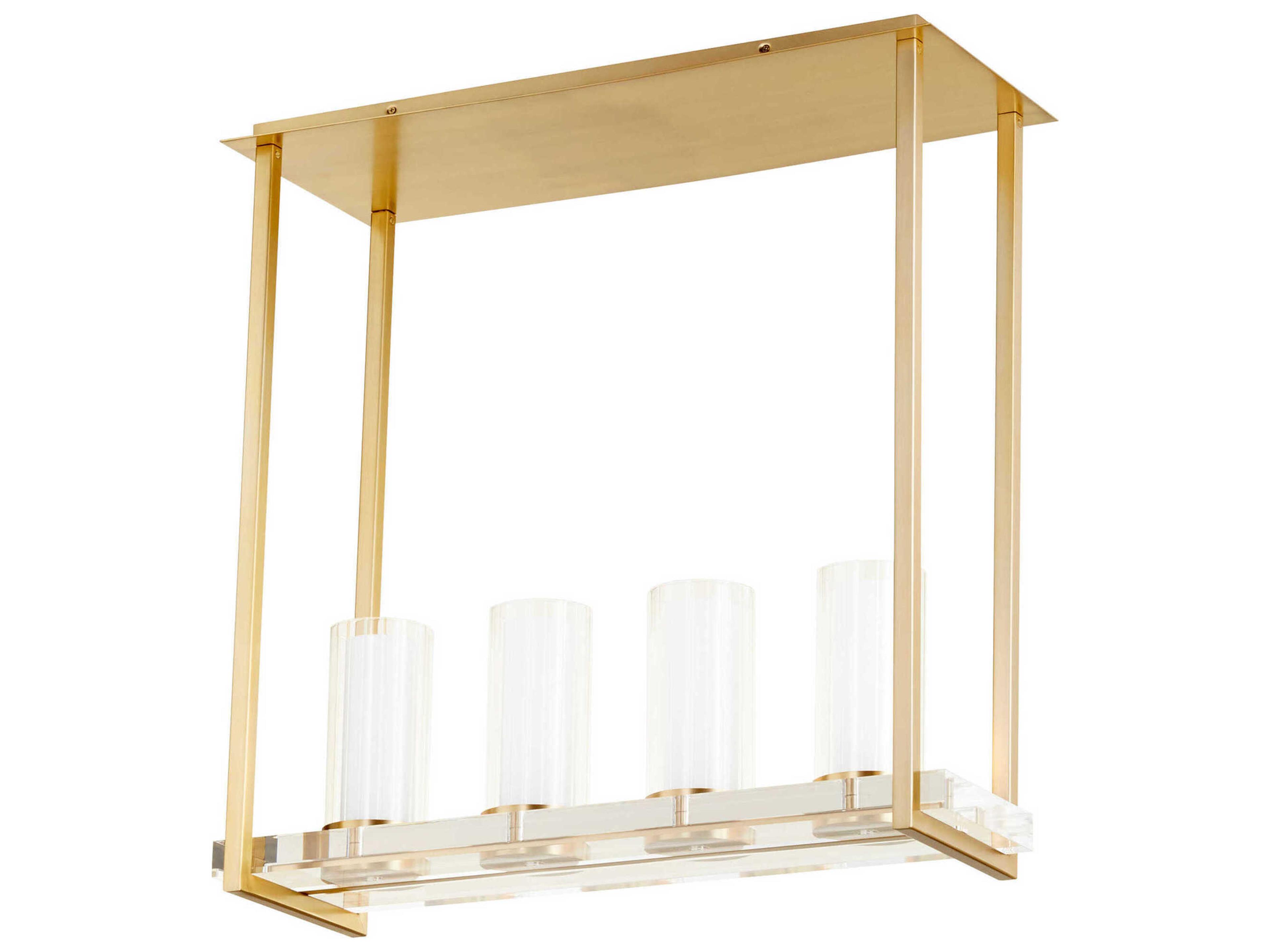 Cyan Design Orion 4-Light Aged Brass Cylinder Island Pendant