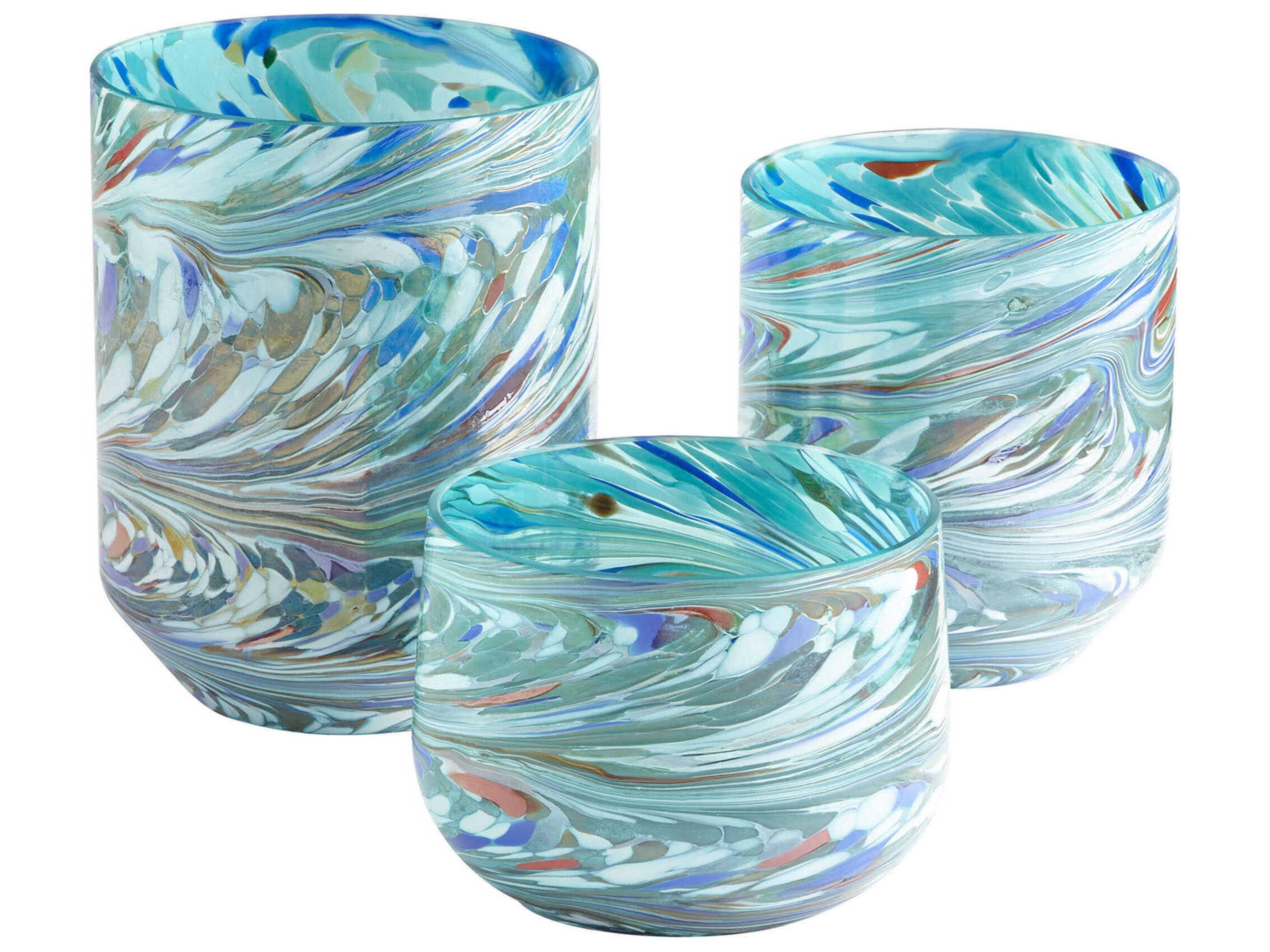Cyan Design Jade Mosaic Wanaka Vase
