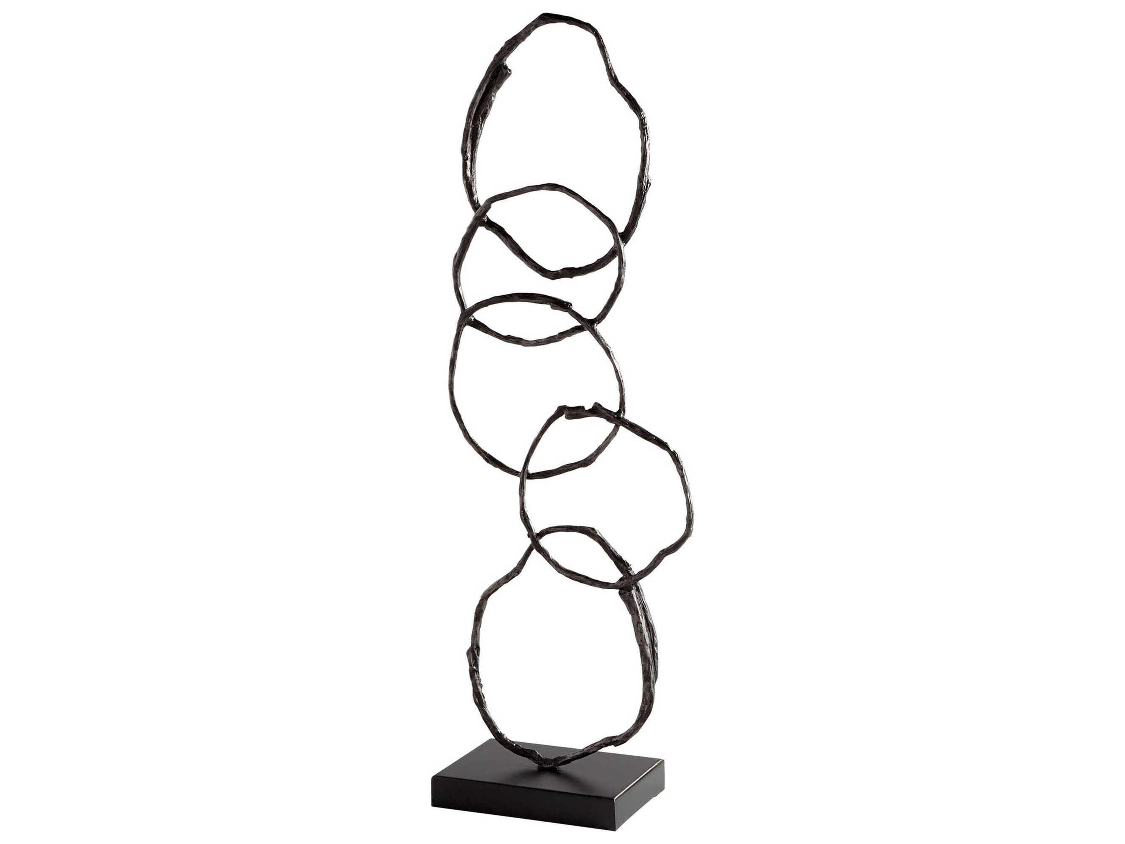 Cyan Design Bronze Inner Circles Sculpture