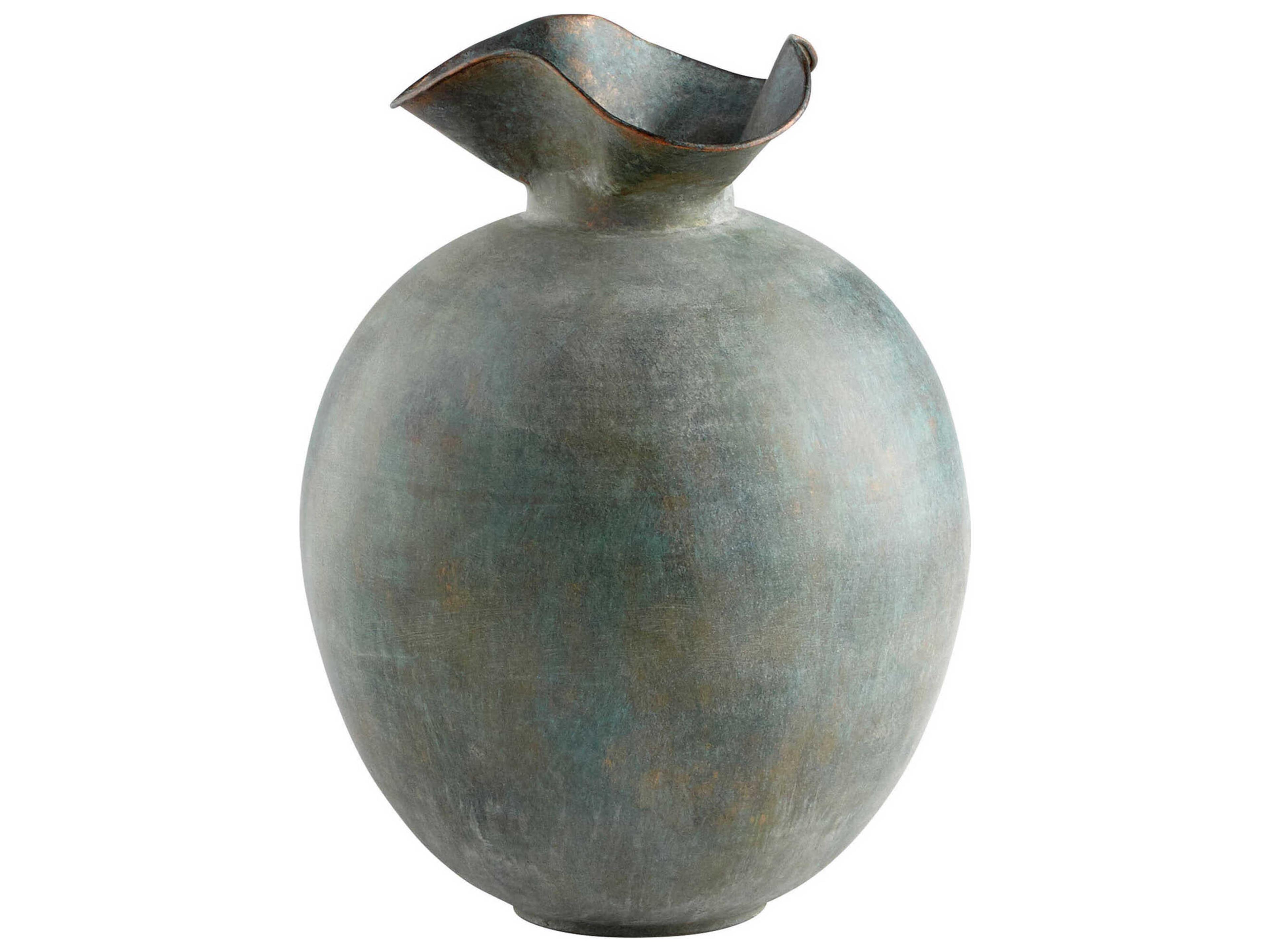 Gold Patina Pluto Vase