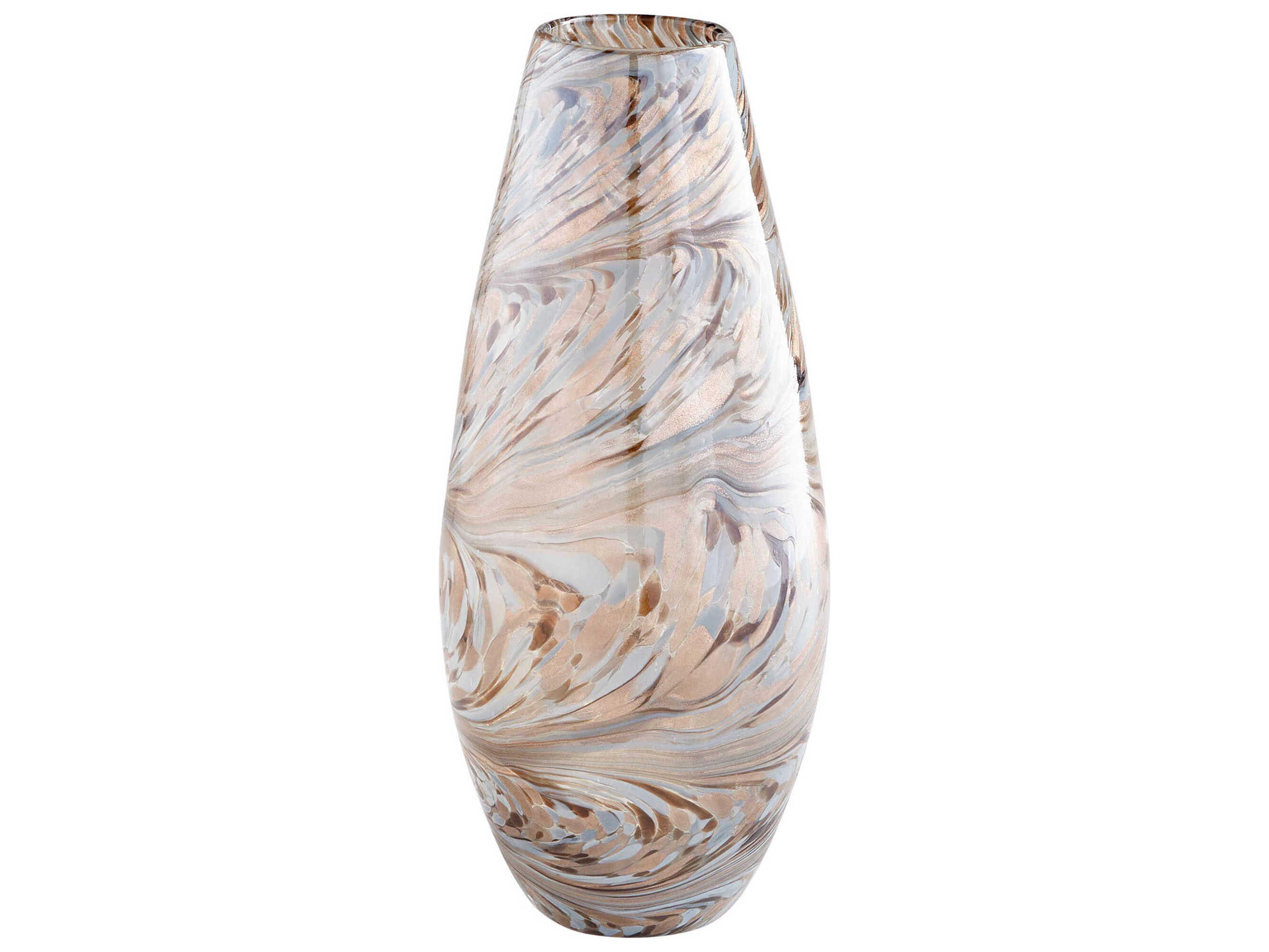 Cyan Design Metallic Sand Swirl Caravelas Vase