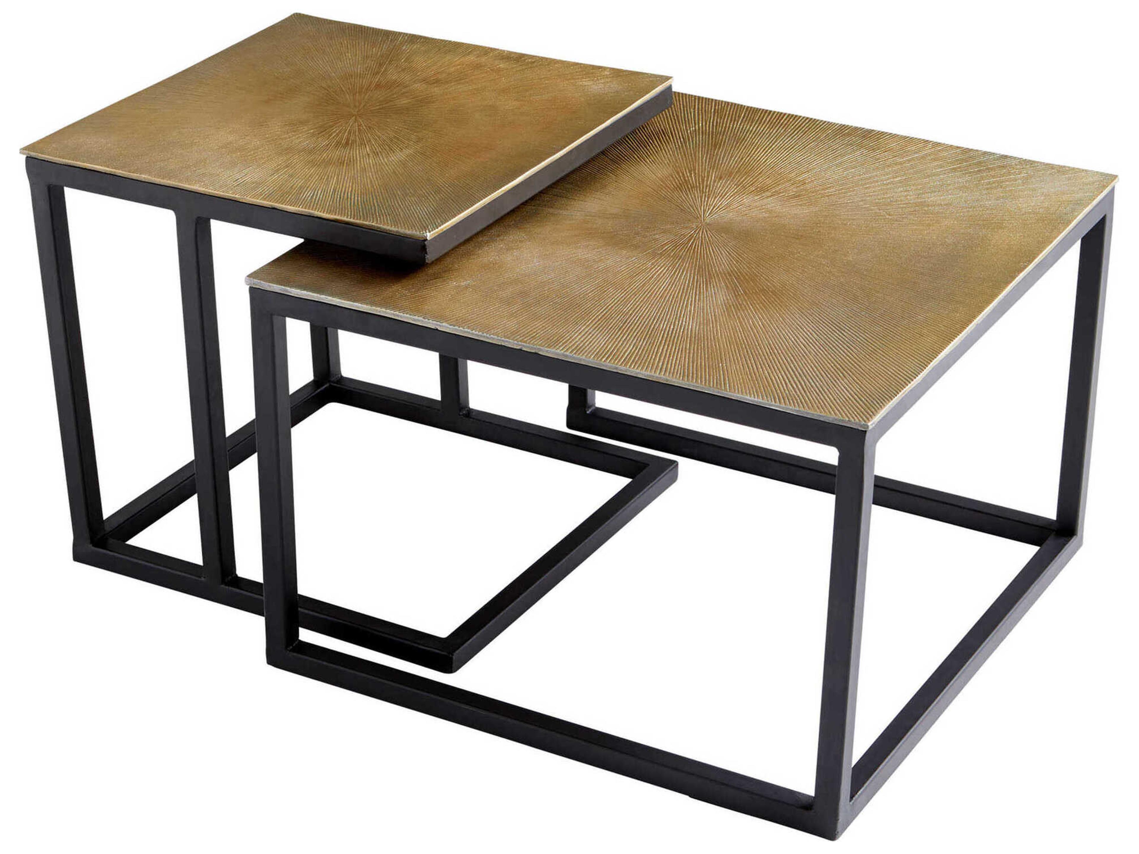 Arca Square Metal End Table