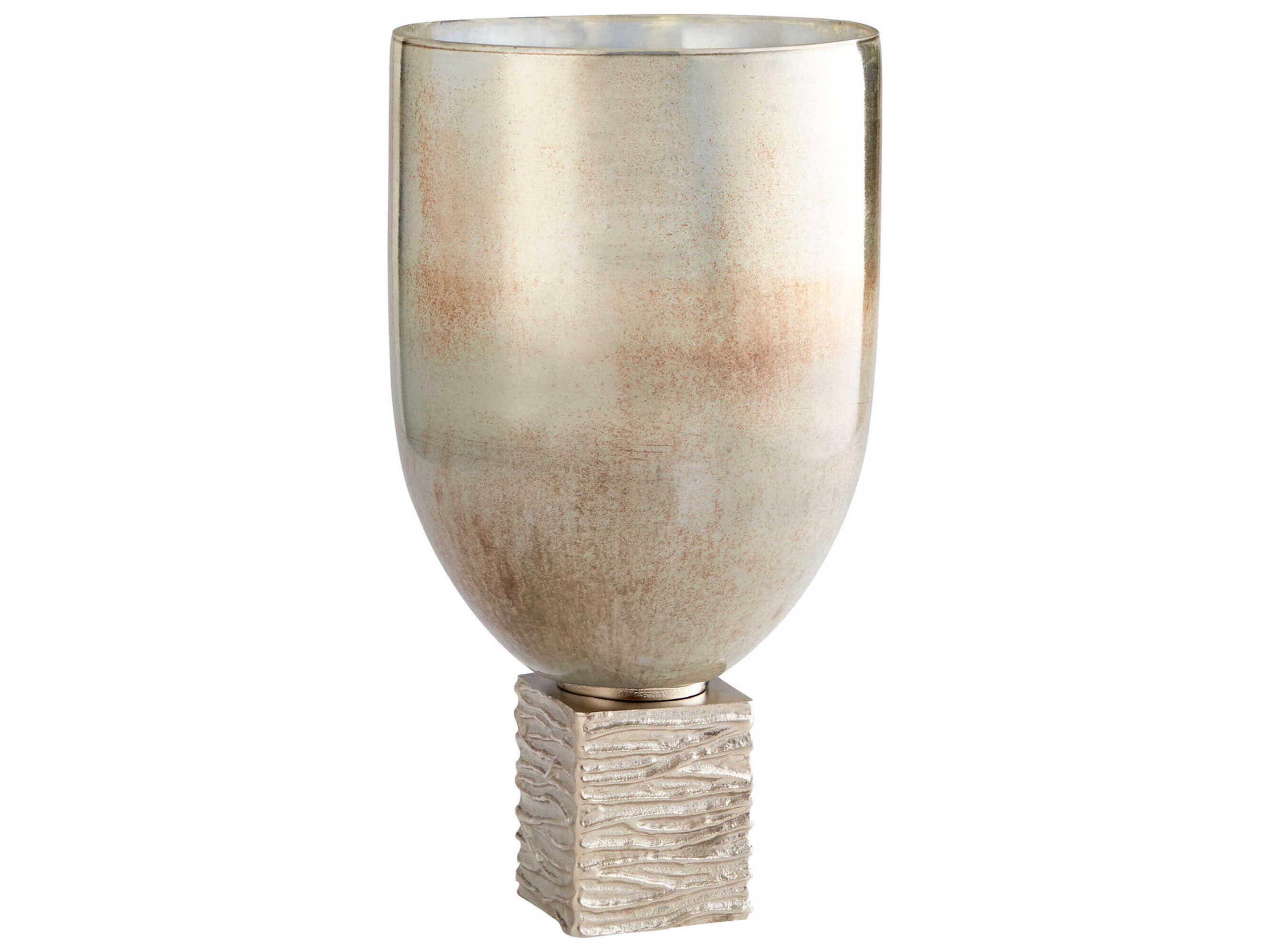 Cyan Design Nickel Ocean Glass Tassilo Vase