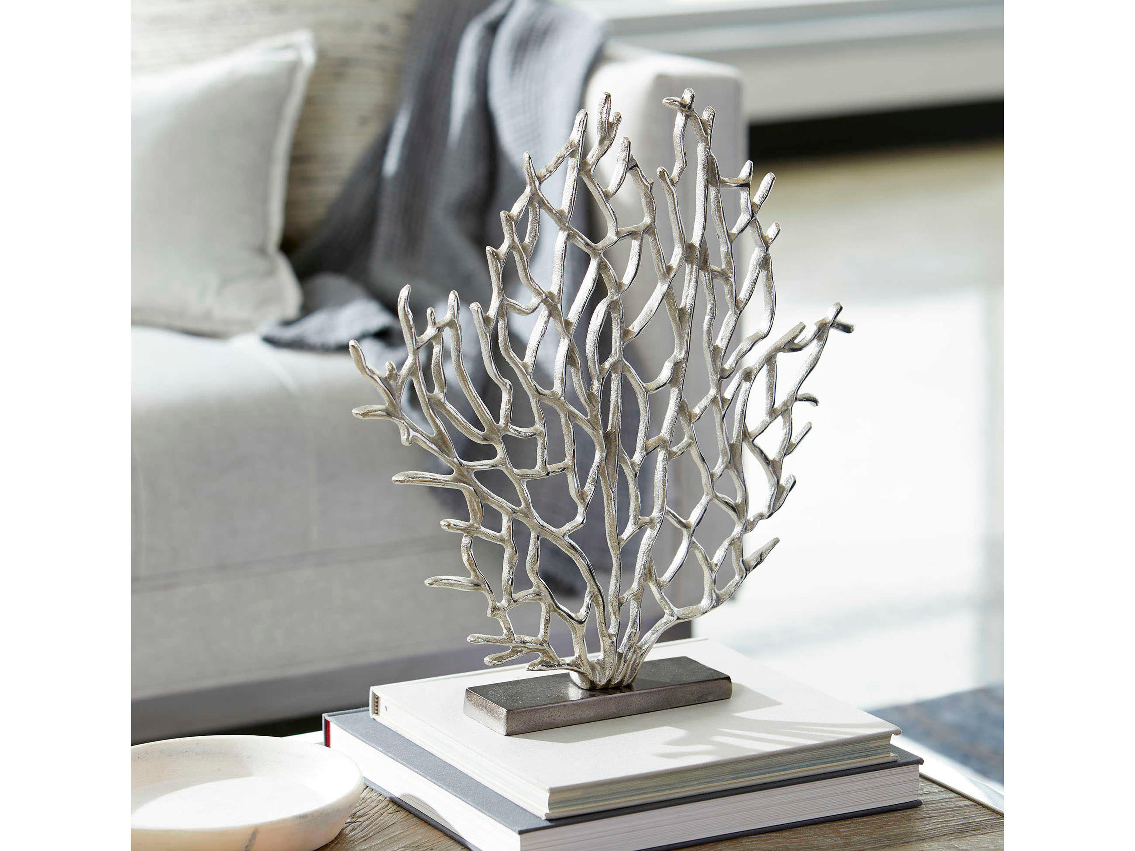 Cyan Design Nickel And Bronze Sculpture