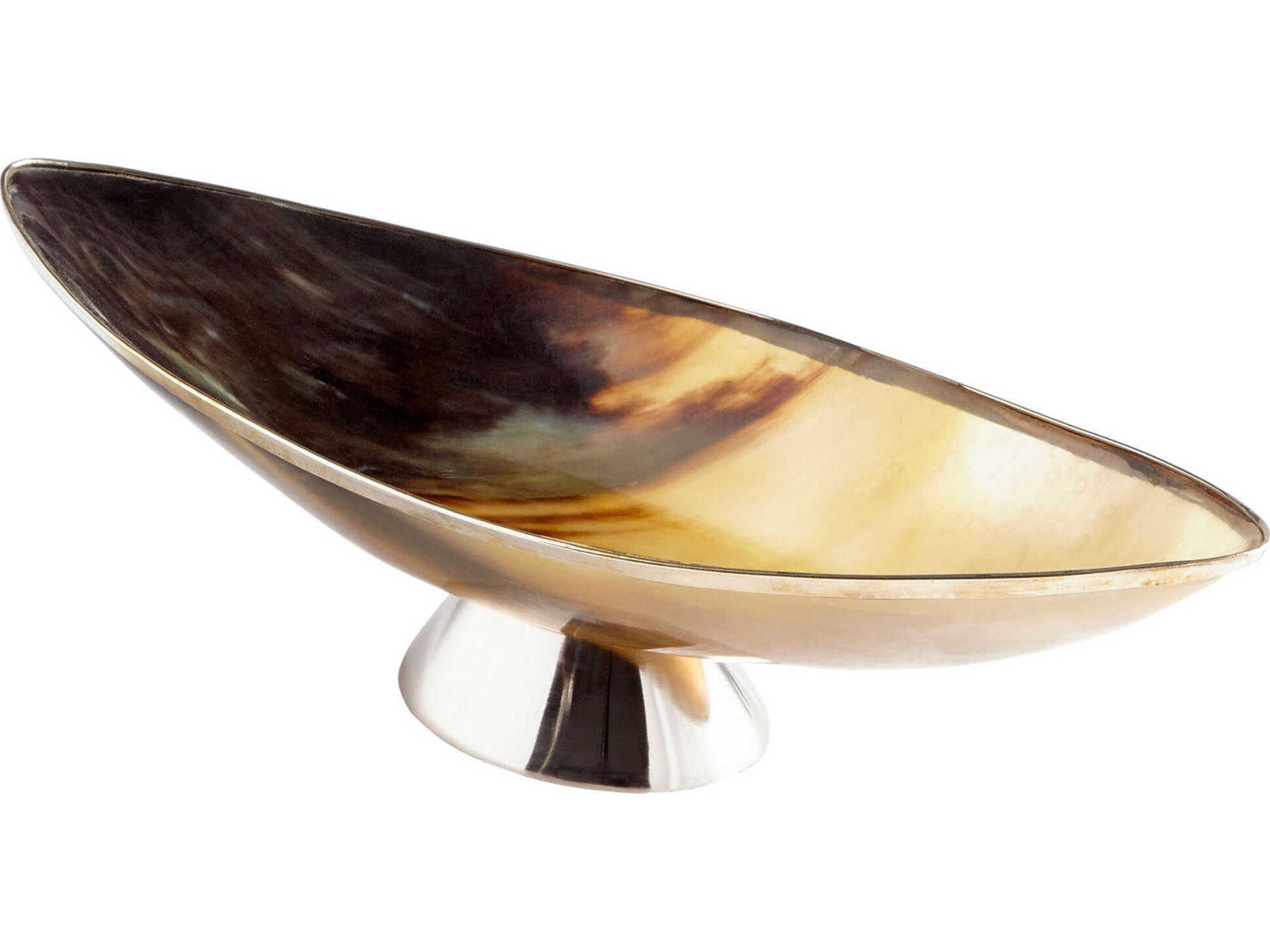 Cyan Design Horn Silver Cerith Serving Tray