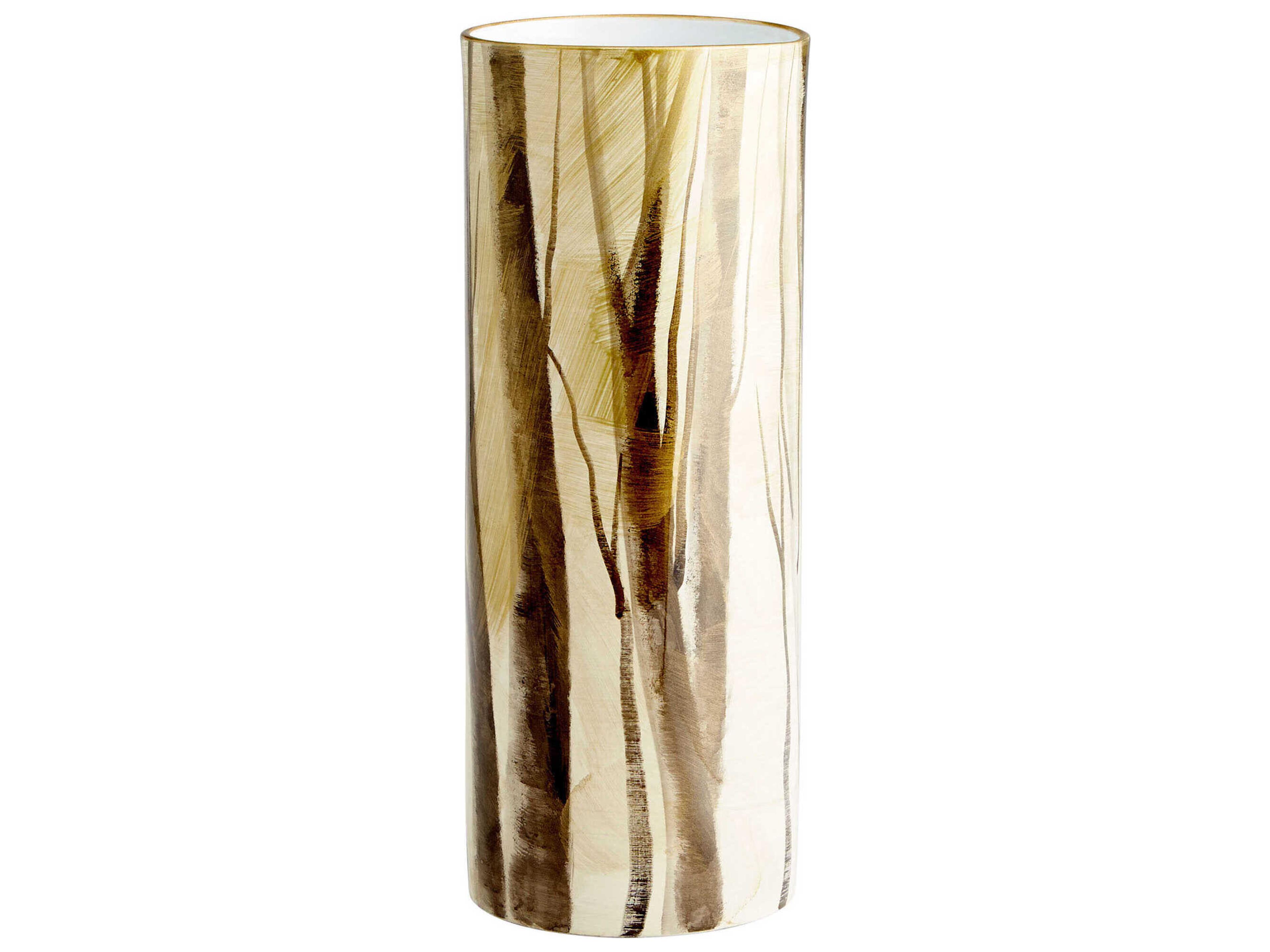 Black White Into The Woods Vase