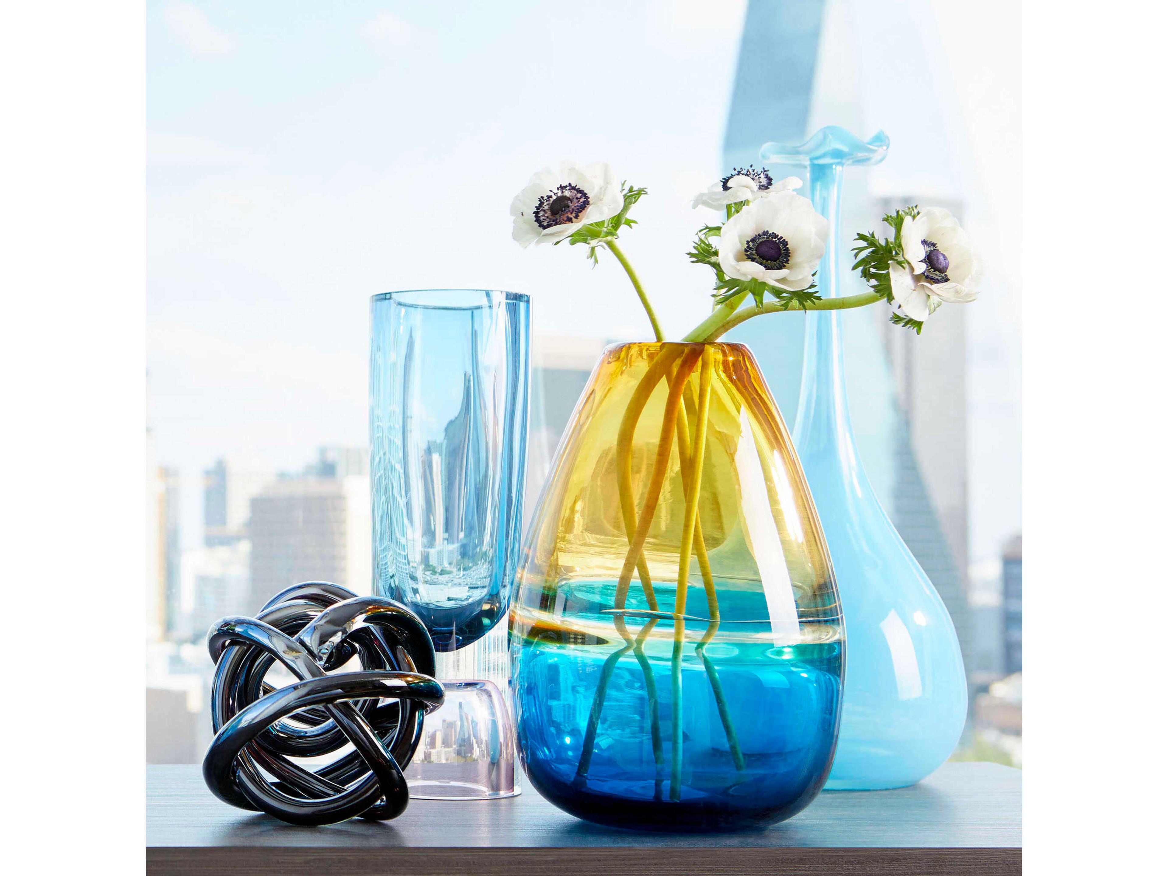 Cyan Design Purple Blue Majeure Vase