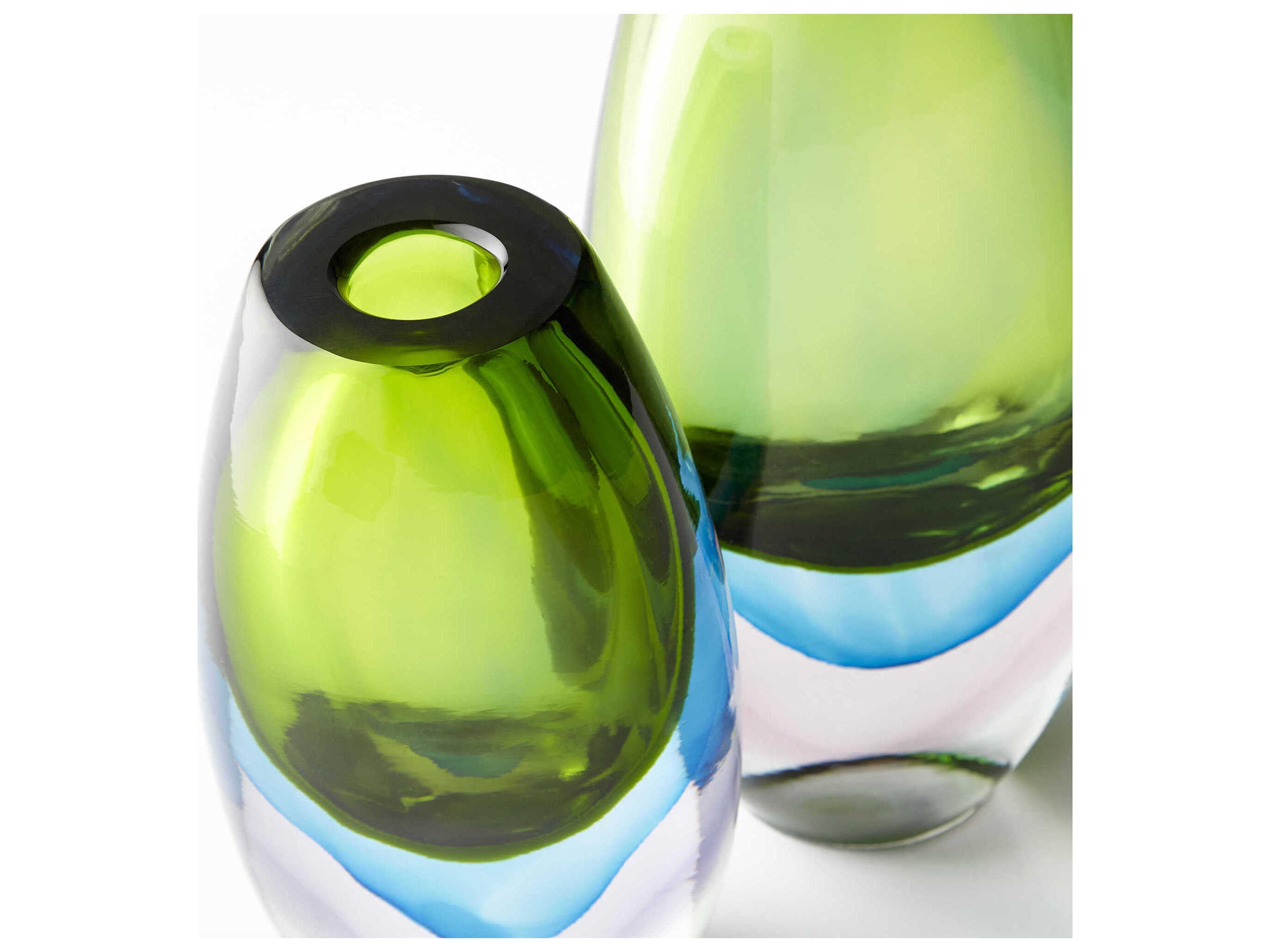 Cyan Design Blue Green Canica Vase