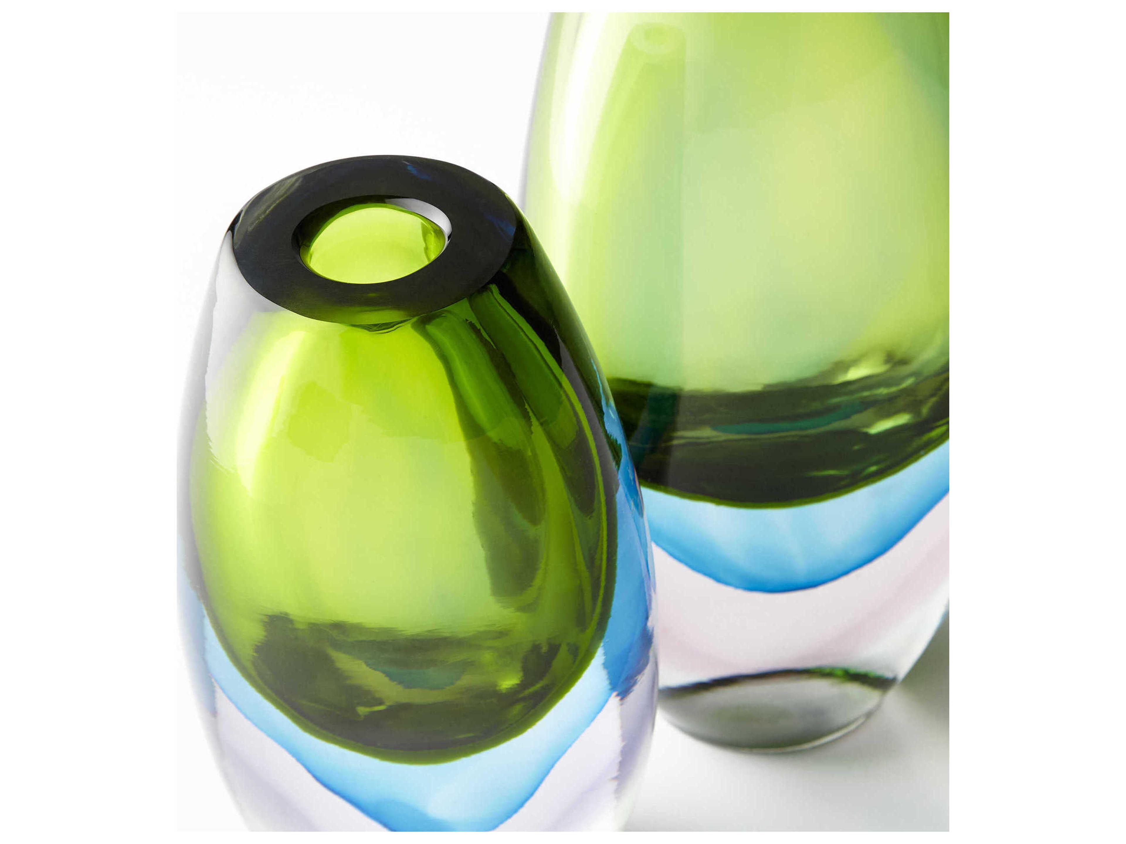 Cyan Design Blue Green Canica Vase