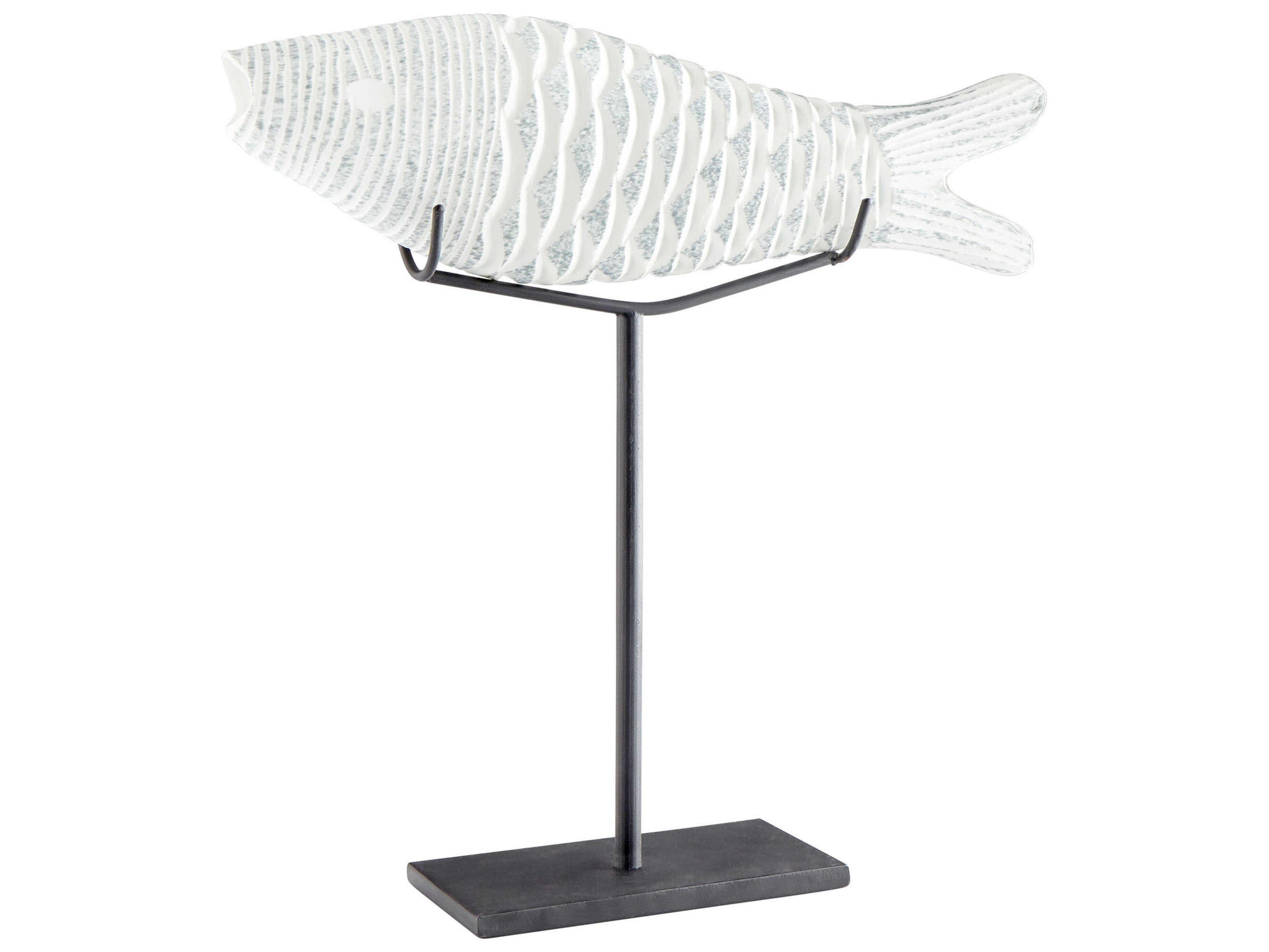 Cyan Design Clear Frosted Grouper Sculpture