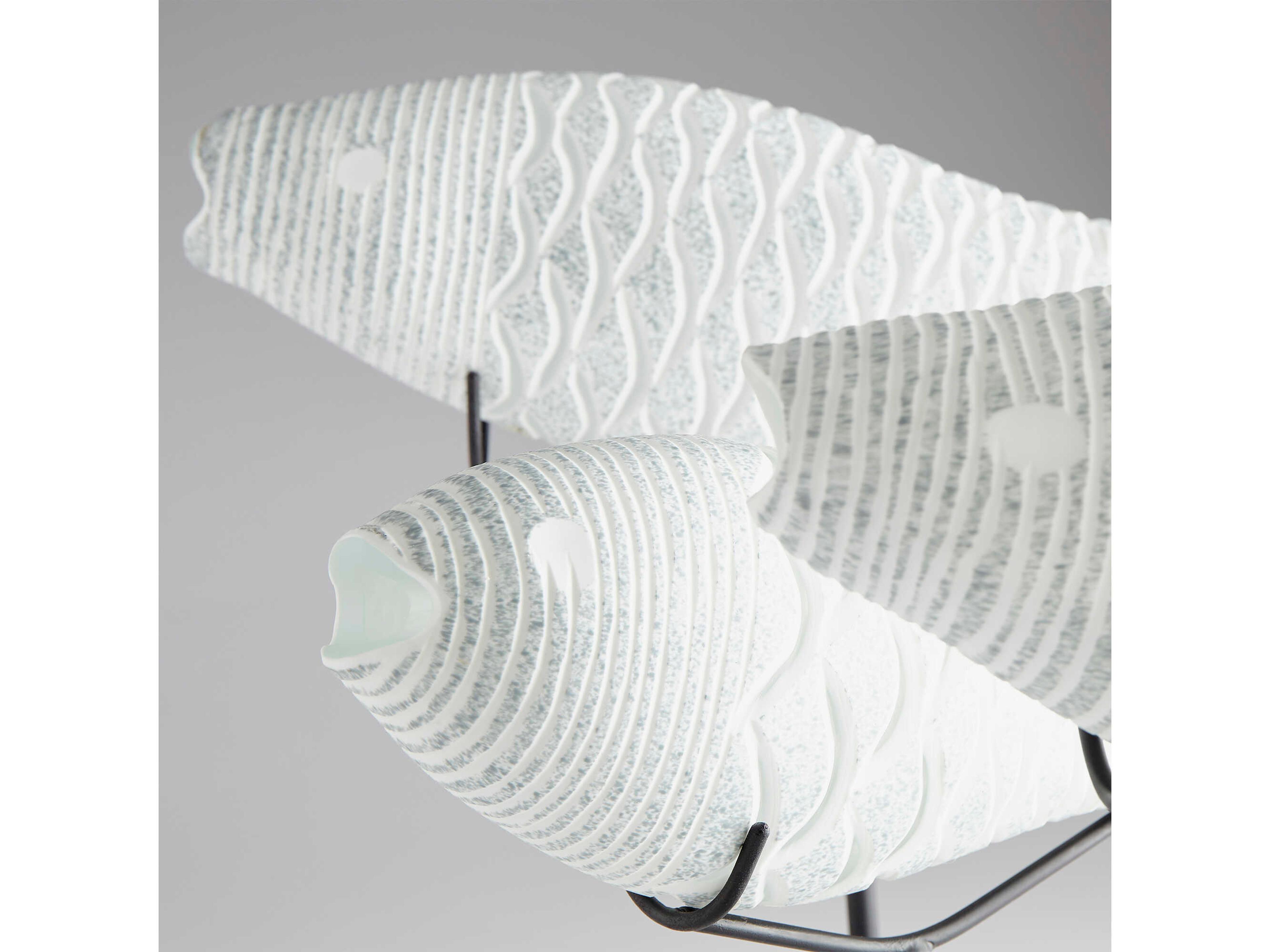 Cyan Design Clear Frosted Grouper Sculpture