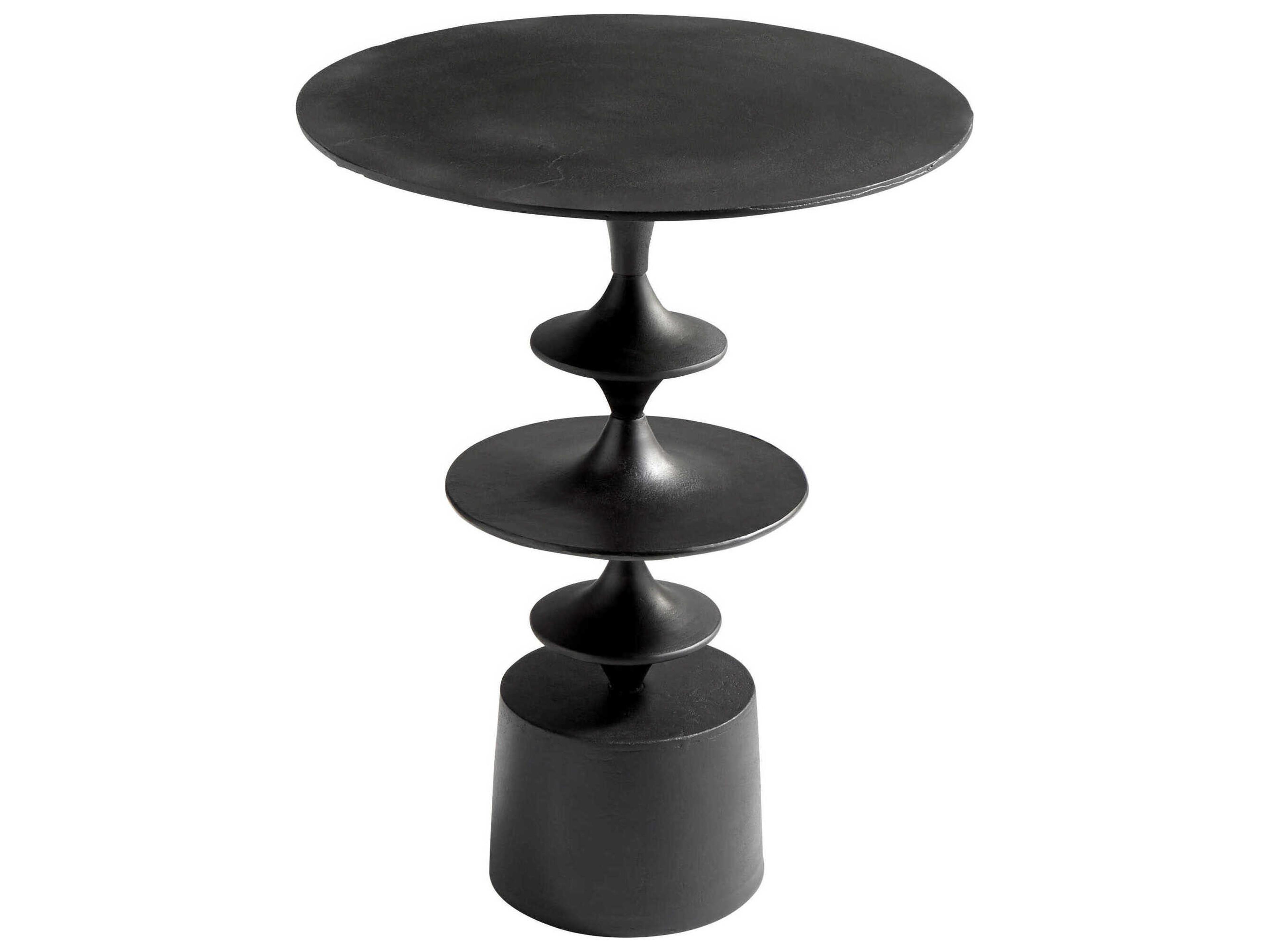 Eros Round Metal End Table