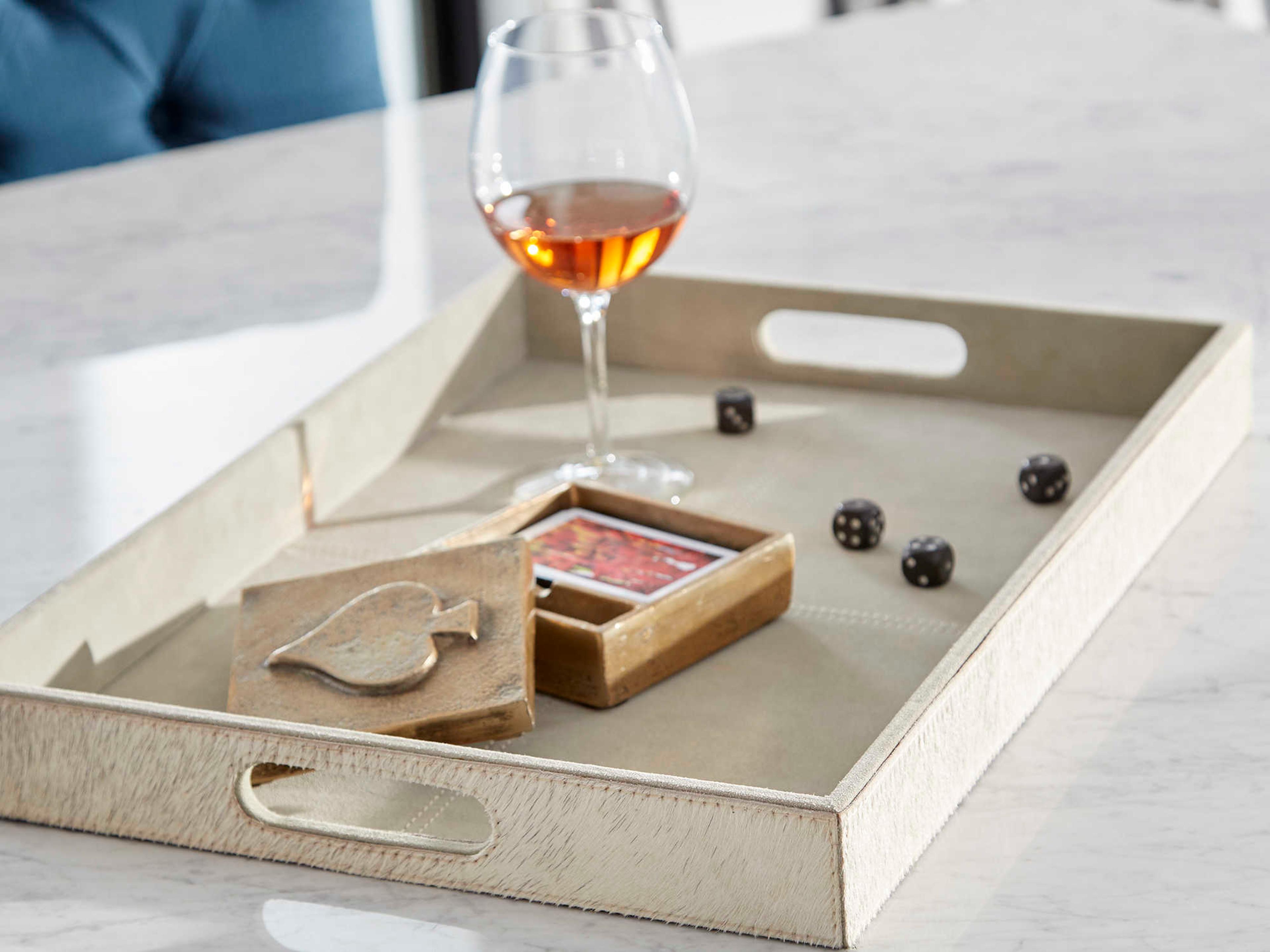 Cyan Design Antique Gold Spades Container