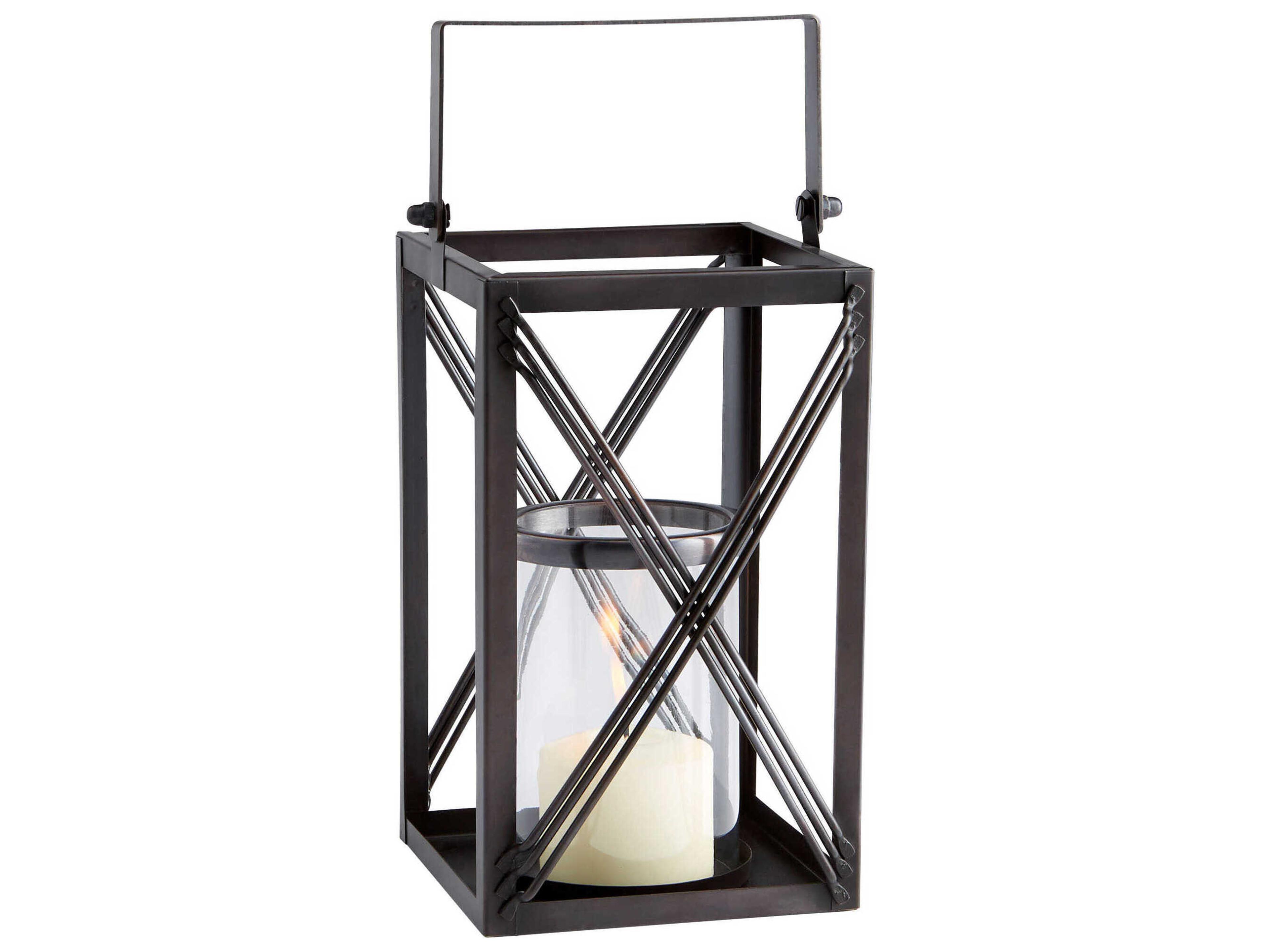 Cyan Design Ashbrook Dark Copper 14" High Candle Holder