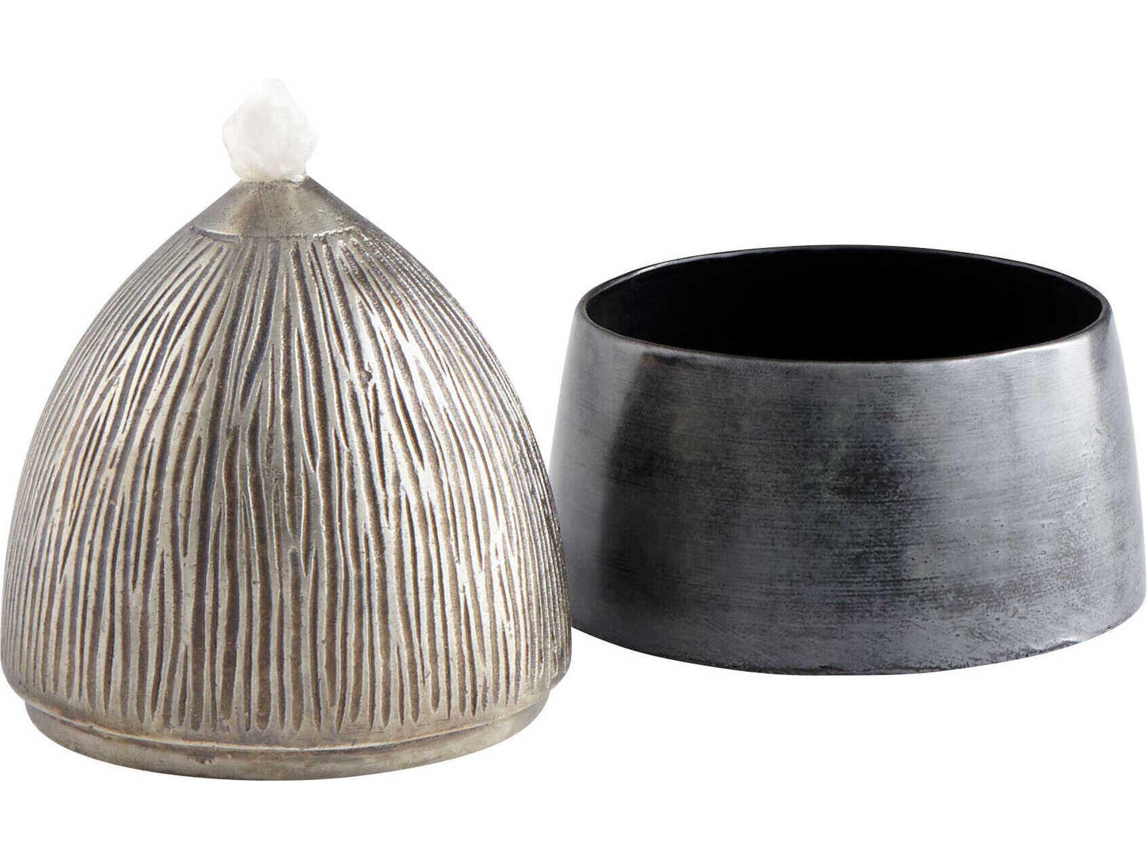 Cyan Design Antique Nickel Chestnut Container