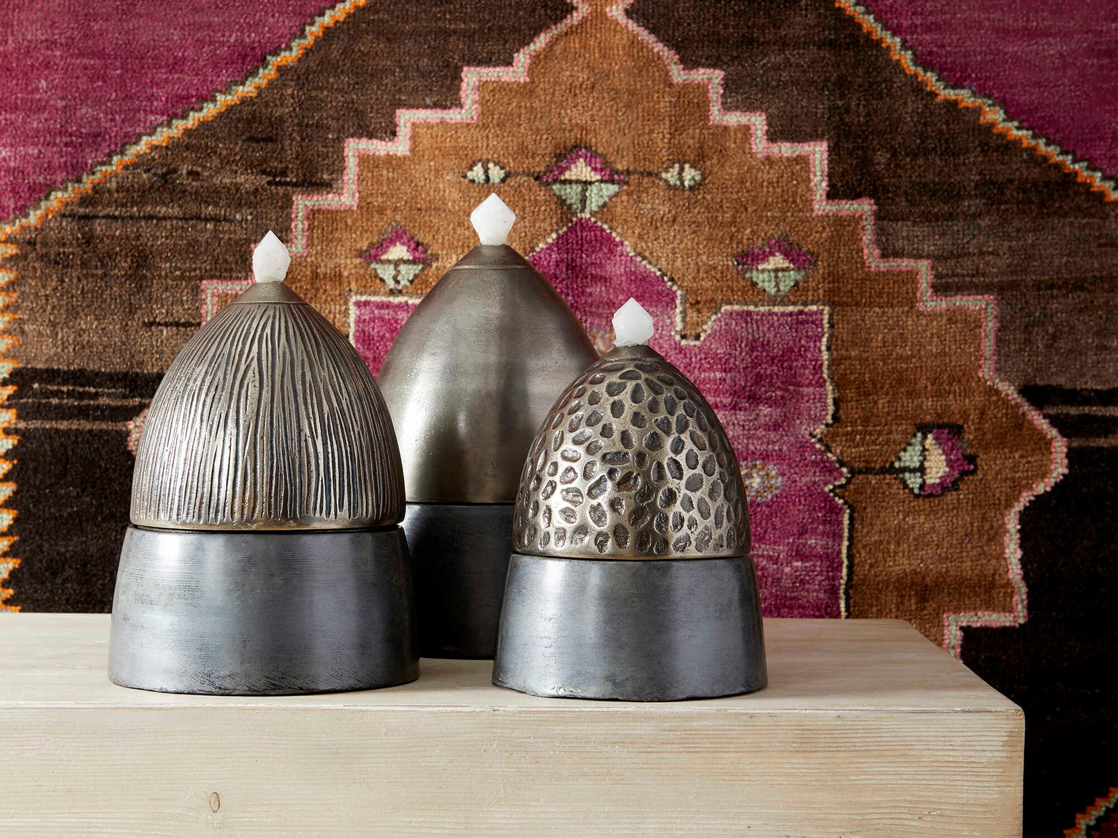 Cyan Design Antique Nickel Chestnut Container