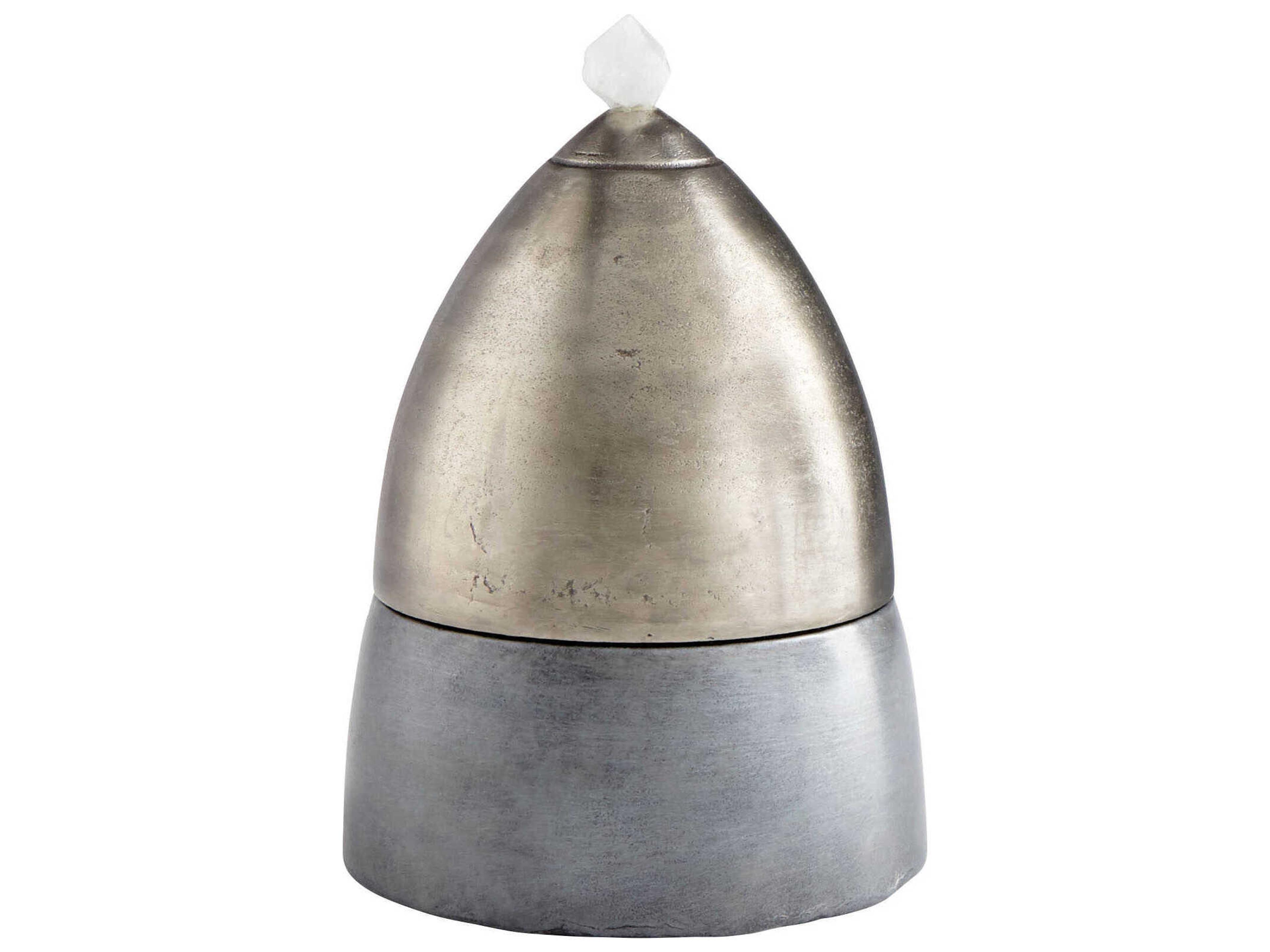 Cyan Design Antique Nickel Chestnut Container