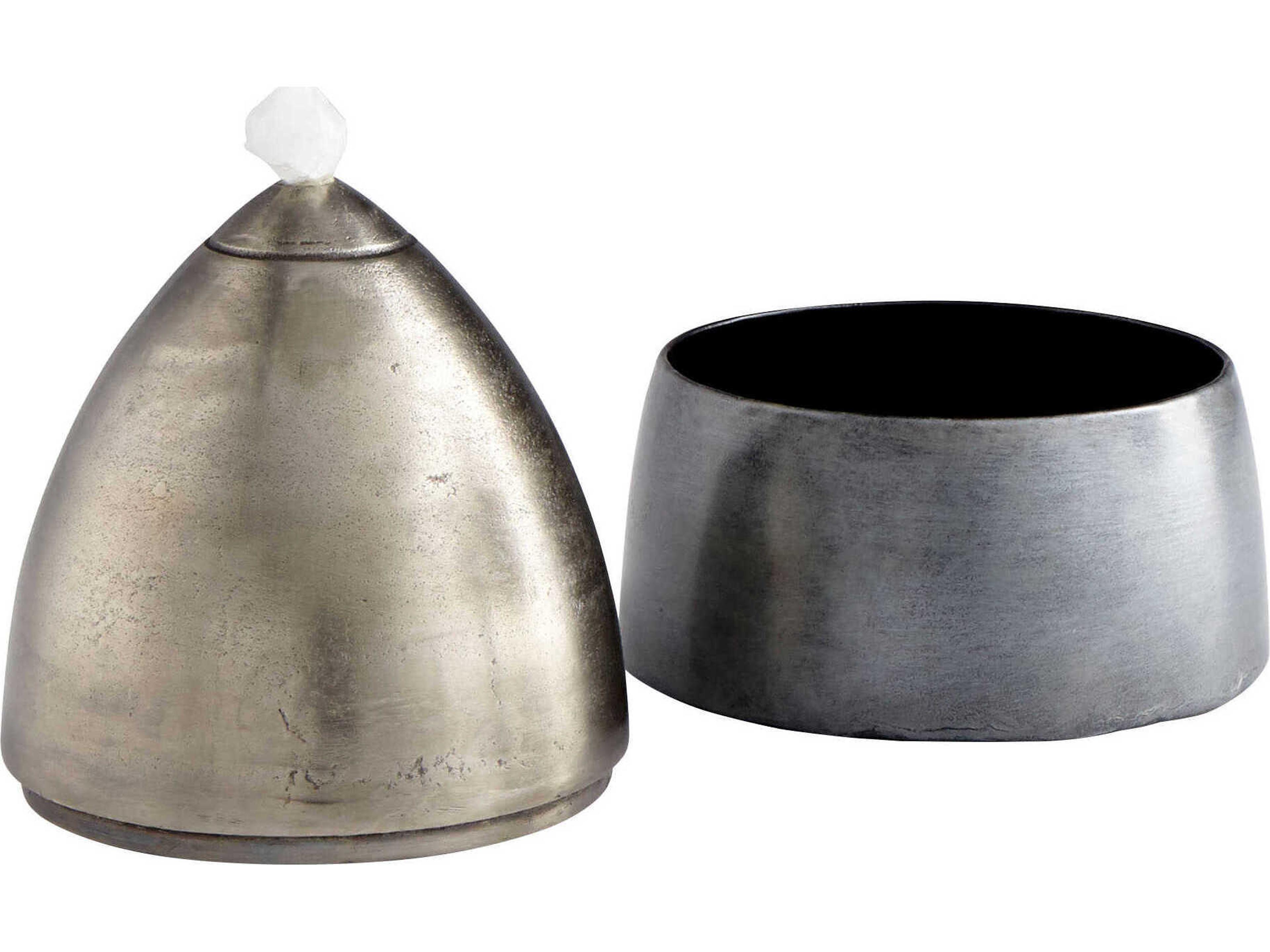 Cyan Design Antique Nickel Chestnut Container