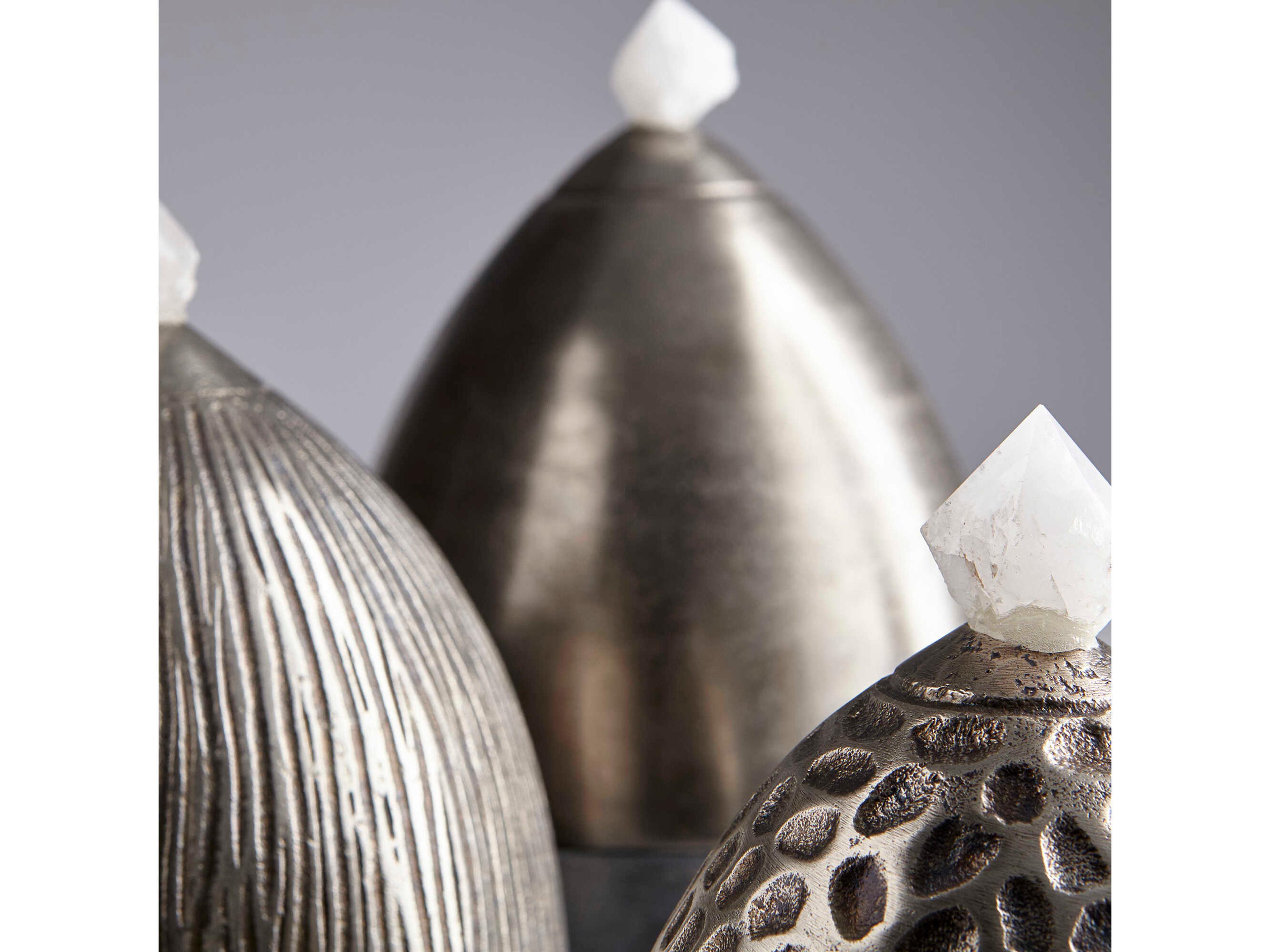 Cyan Design Antique Nickel Chestnut Container