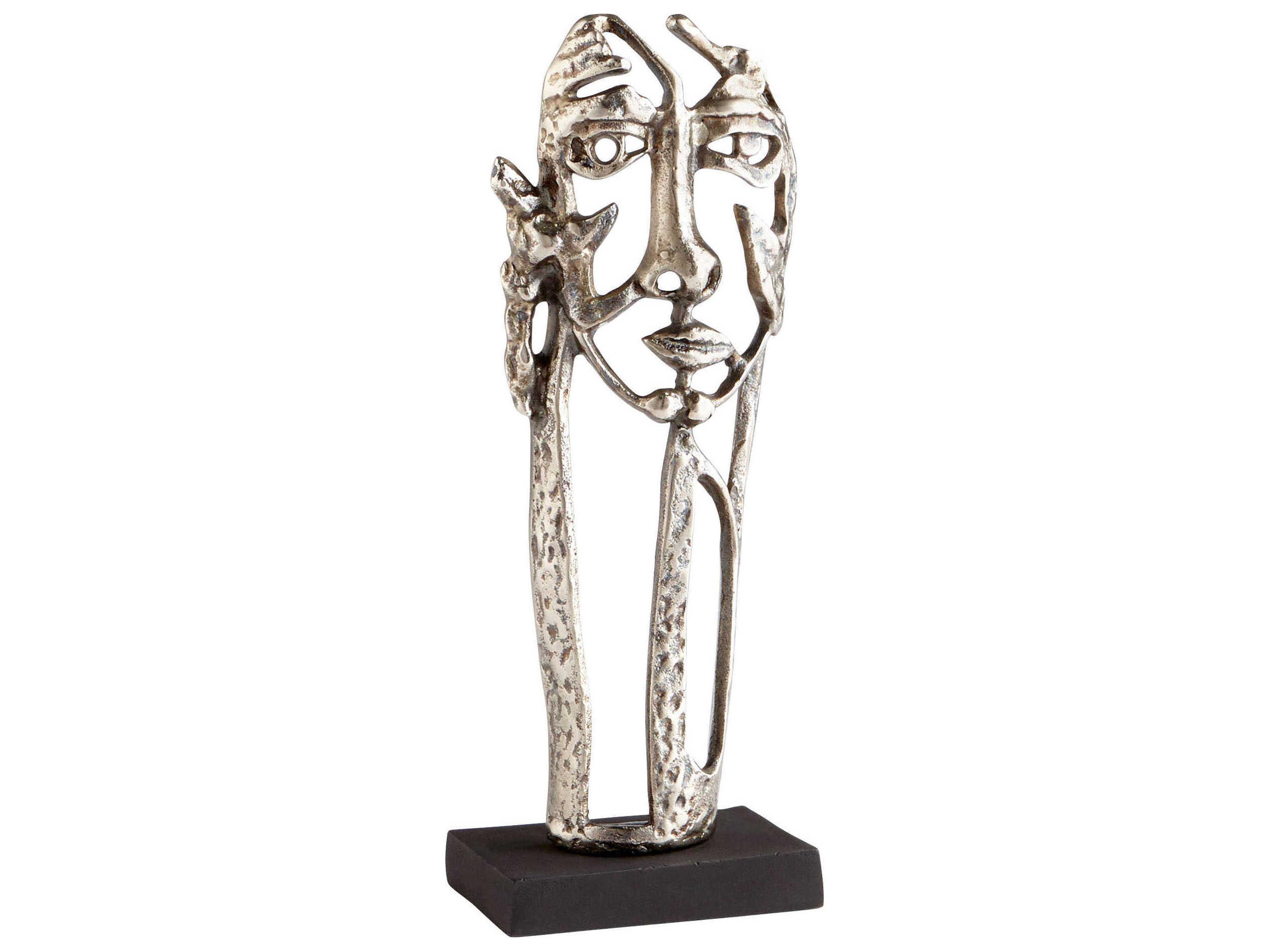 Cyan Design Antique Nickel Visage Sculpture