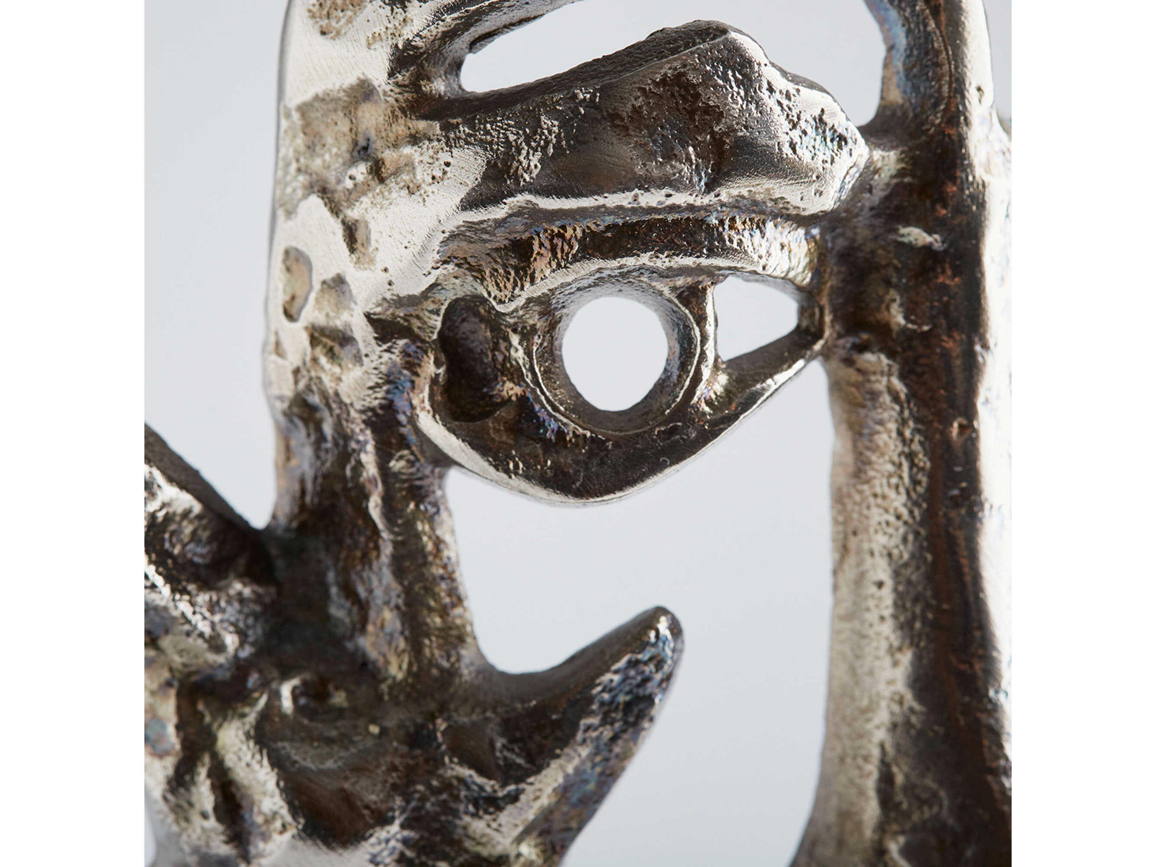 Cyan Design Antique Nickel Visage Sculpture