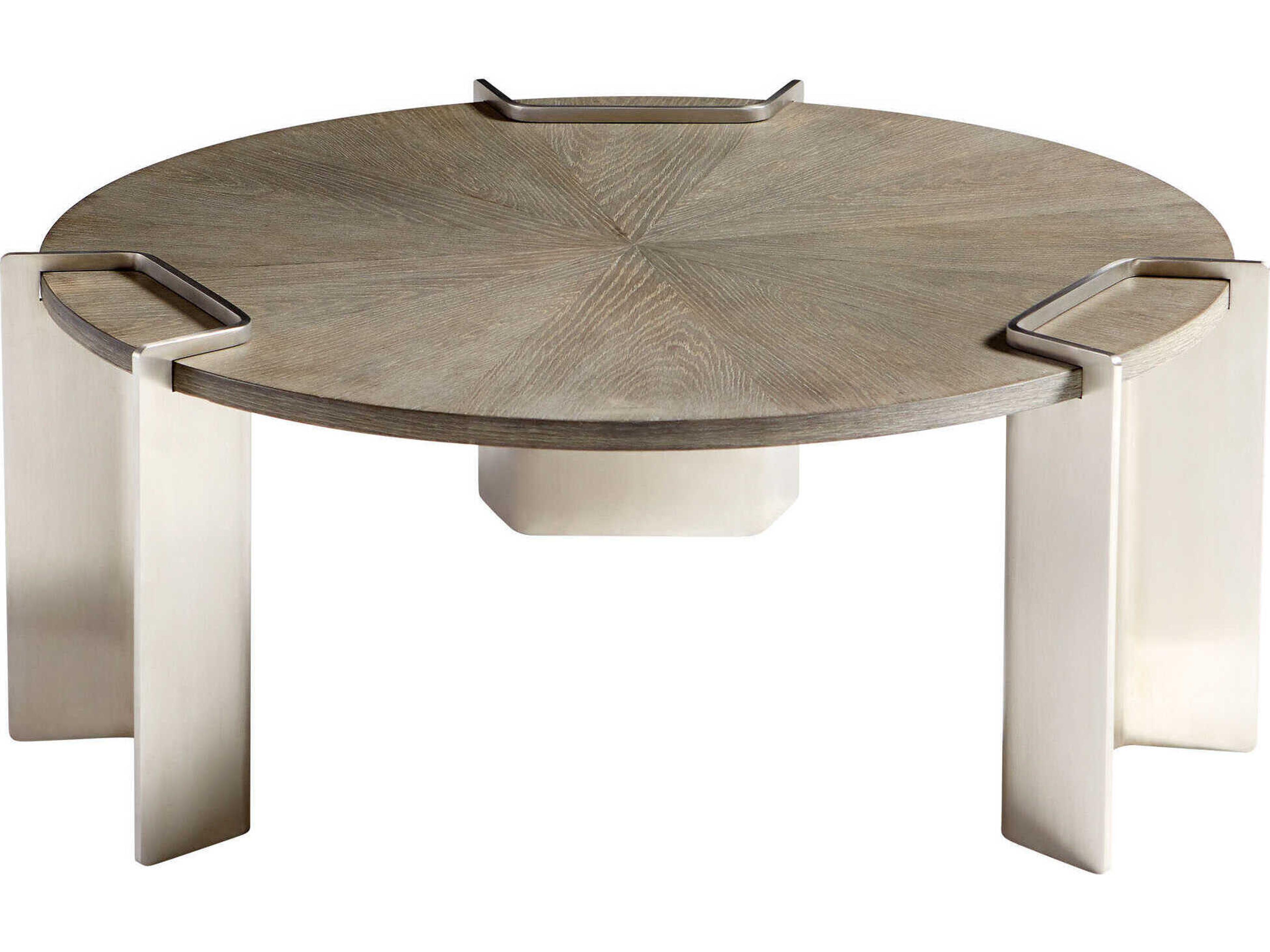 Arca Round Wood Coffee Table