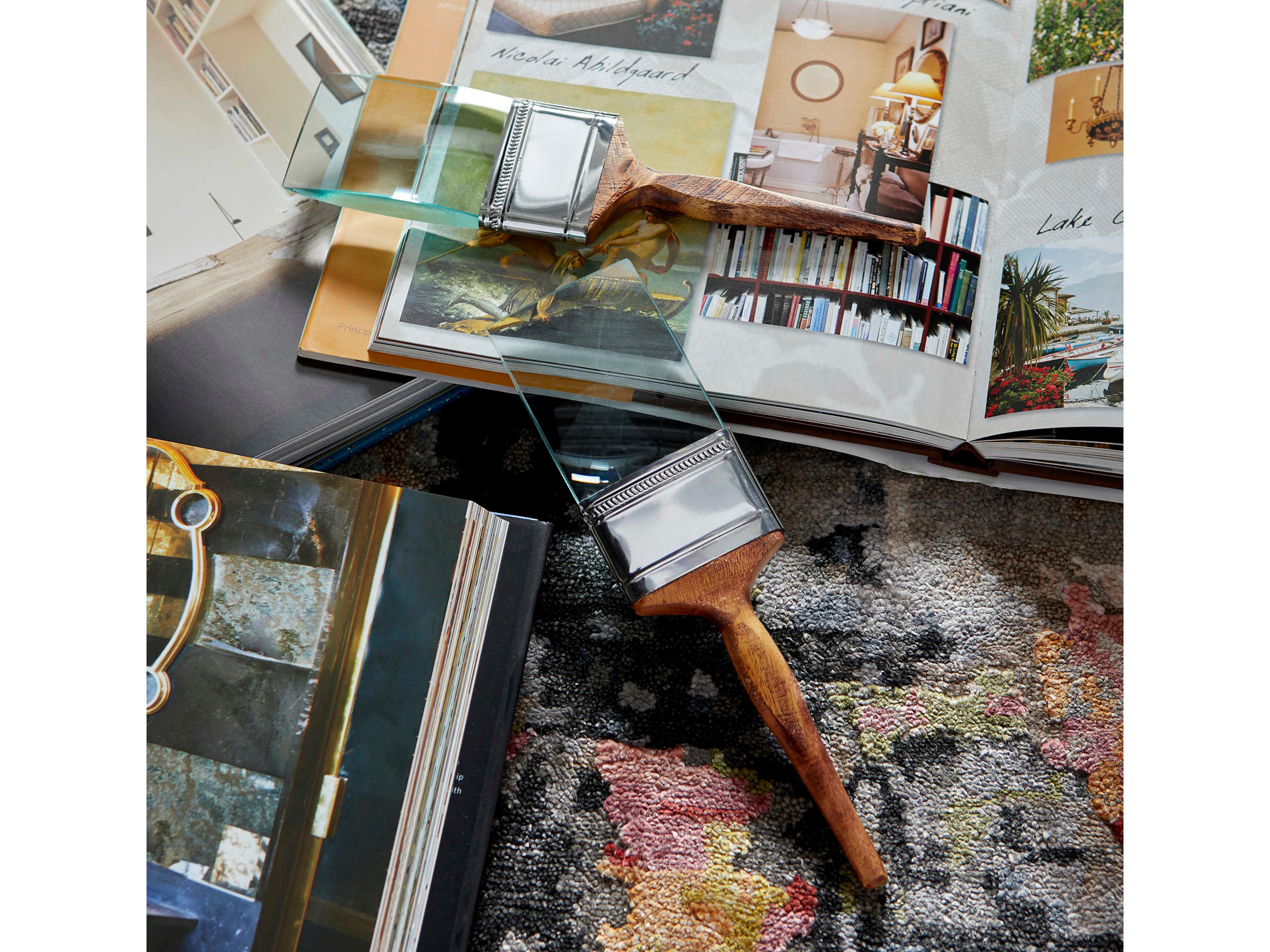 Cyan Design Brown Broad Brush Sculpture