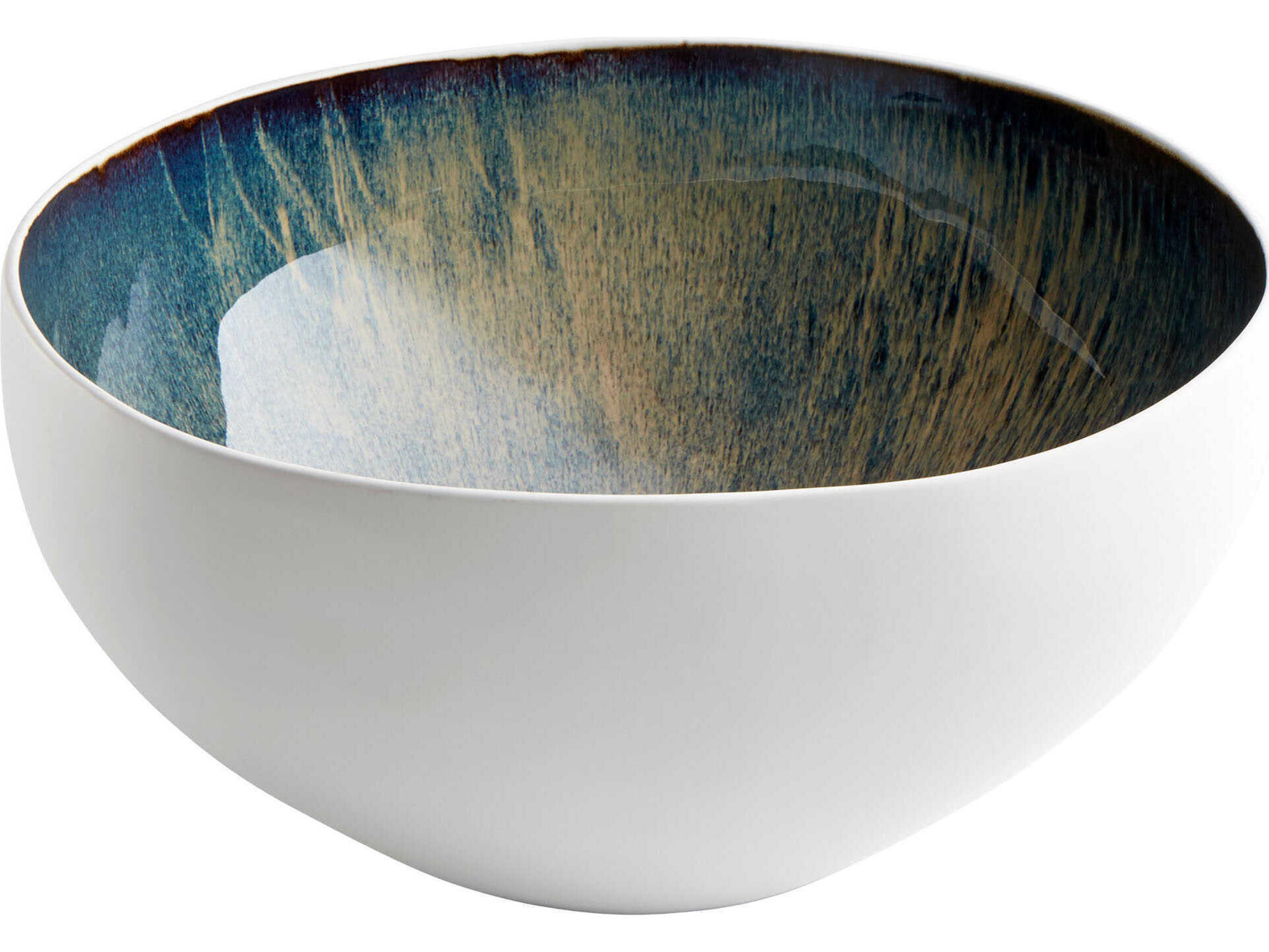 White Oyster Android Decorative Bowl