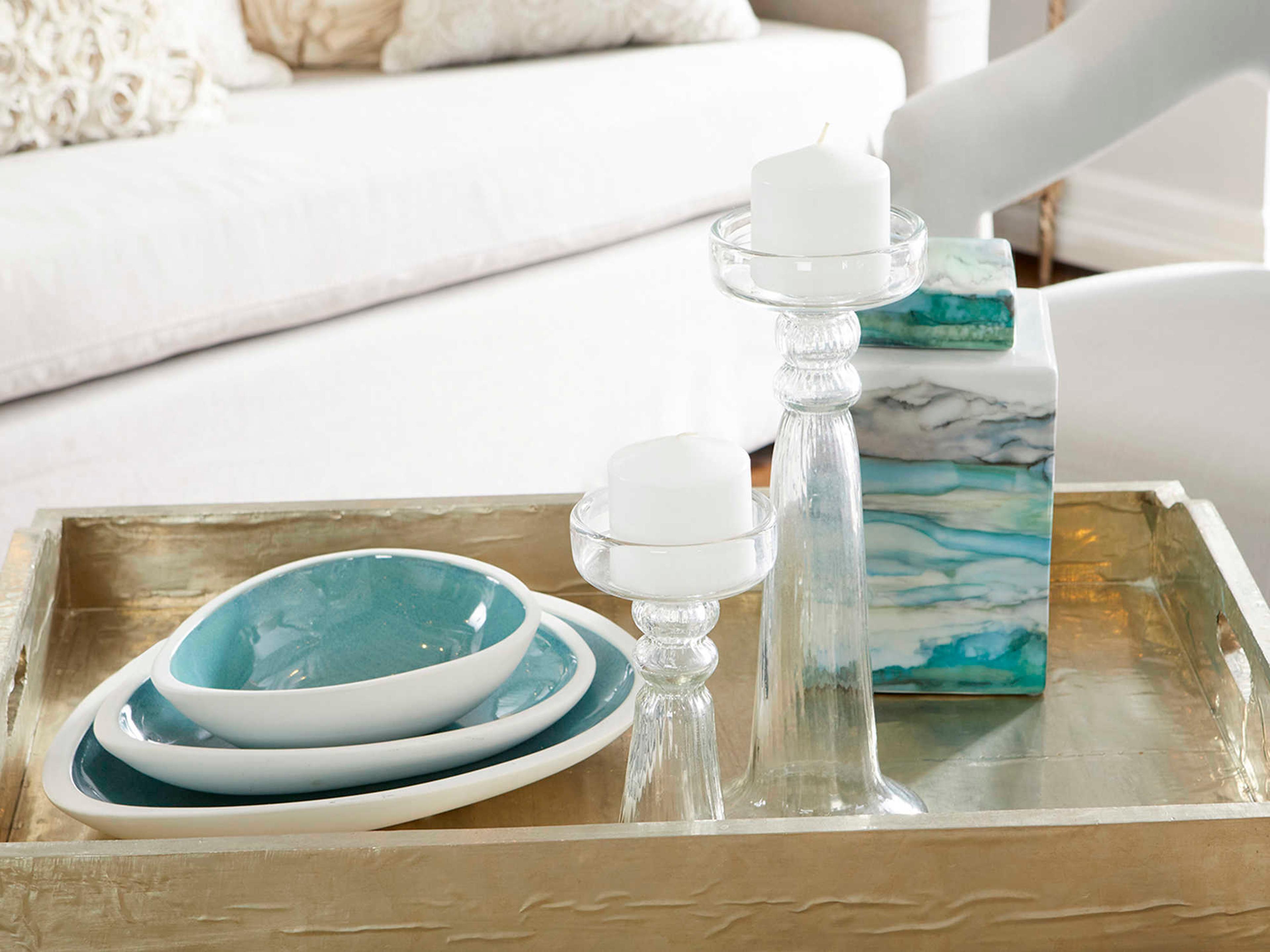 Cyan Design White / Green Nice Dream Tray