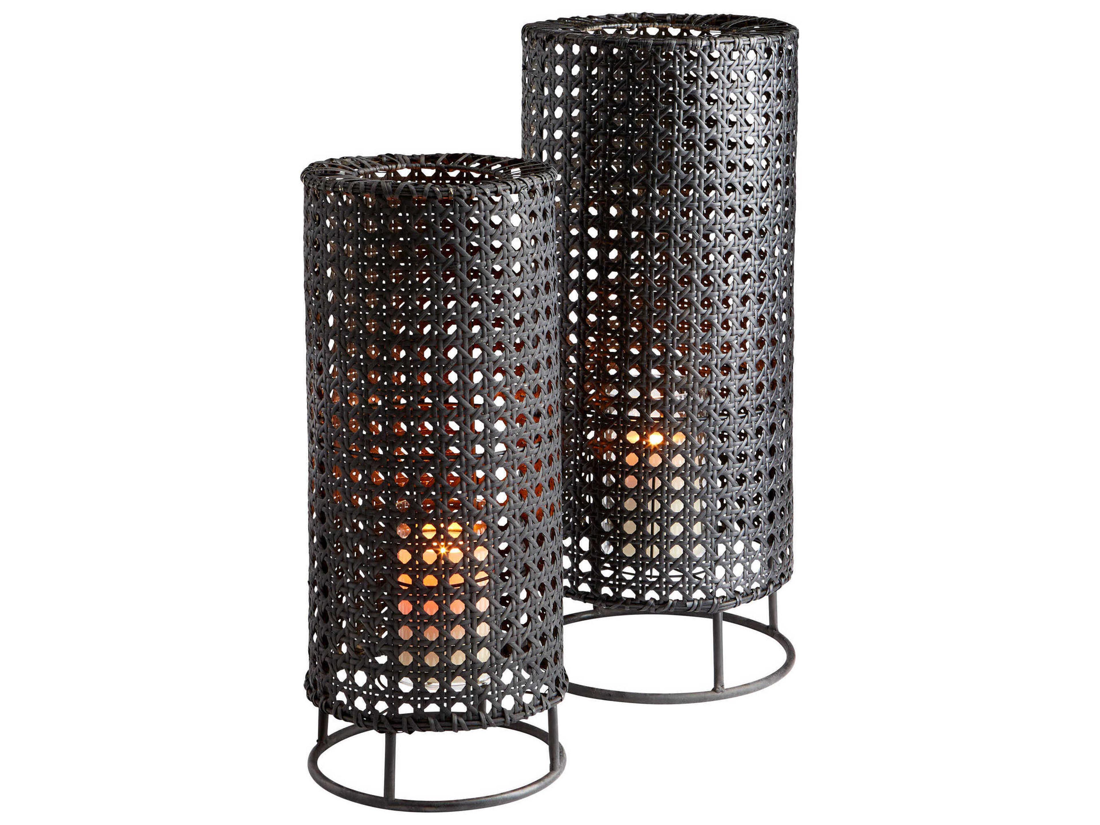 Cyan Design Matte Black Tennyson Candleholder