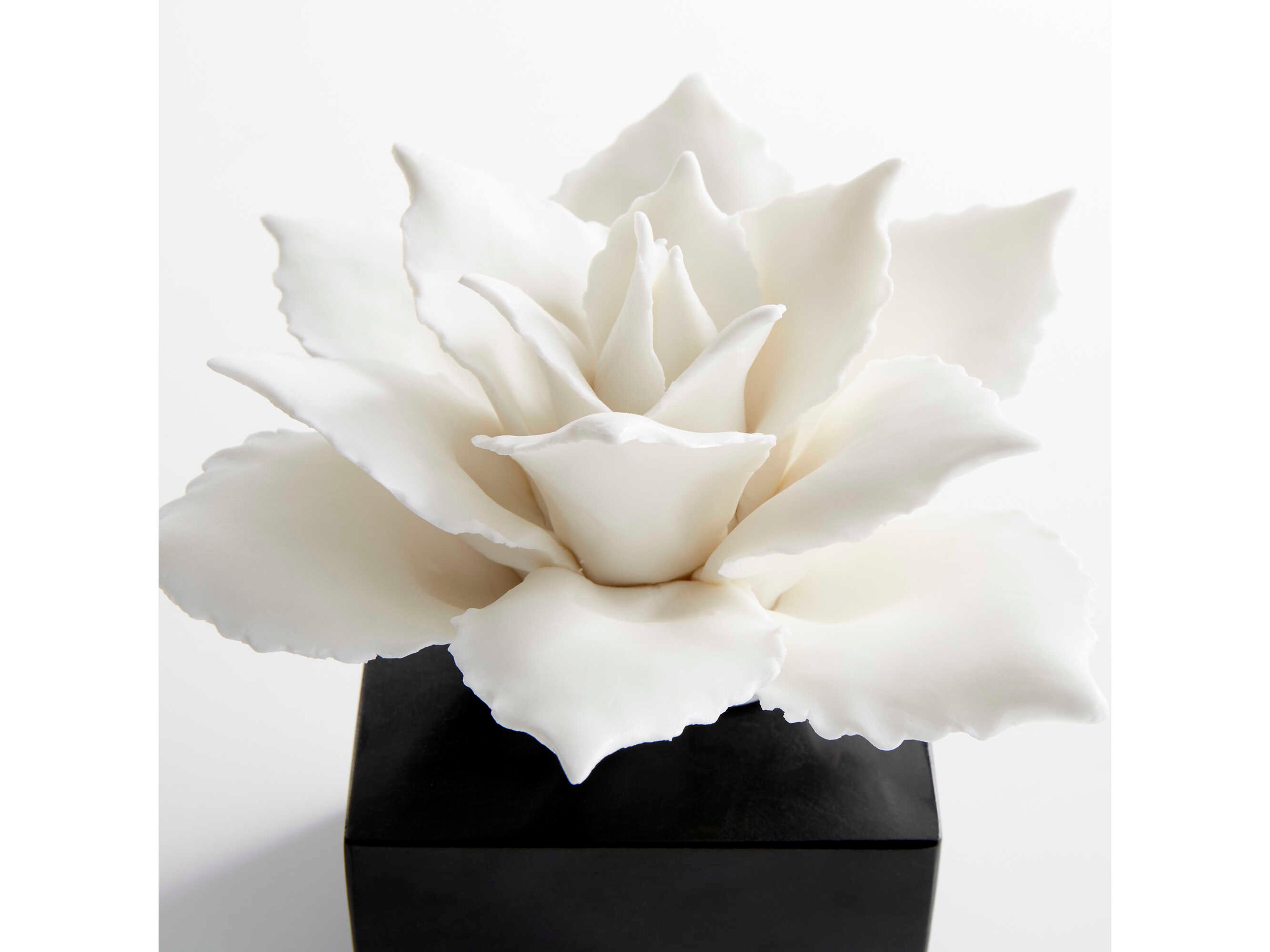 Cyan Design White Calendine Sculpture