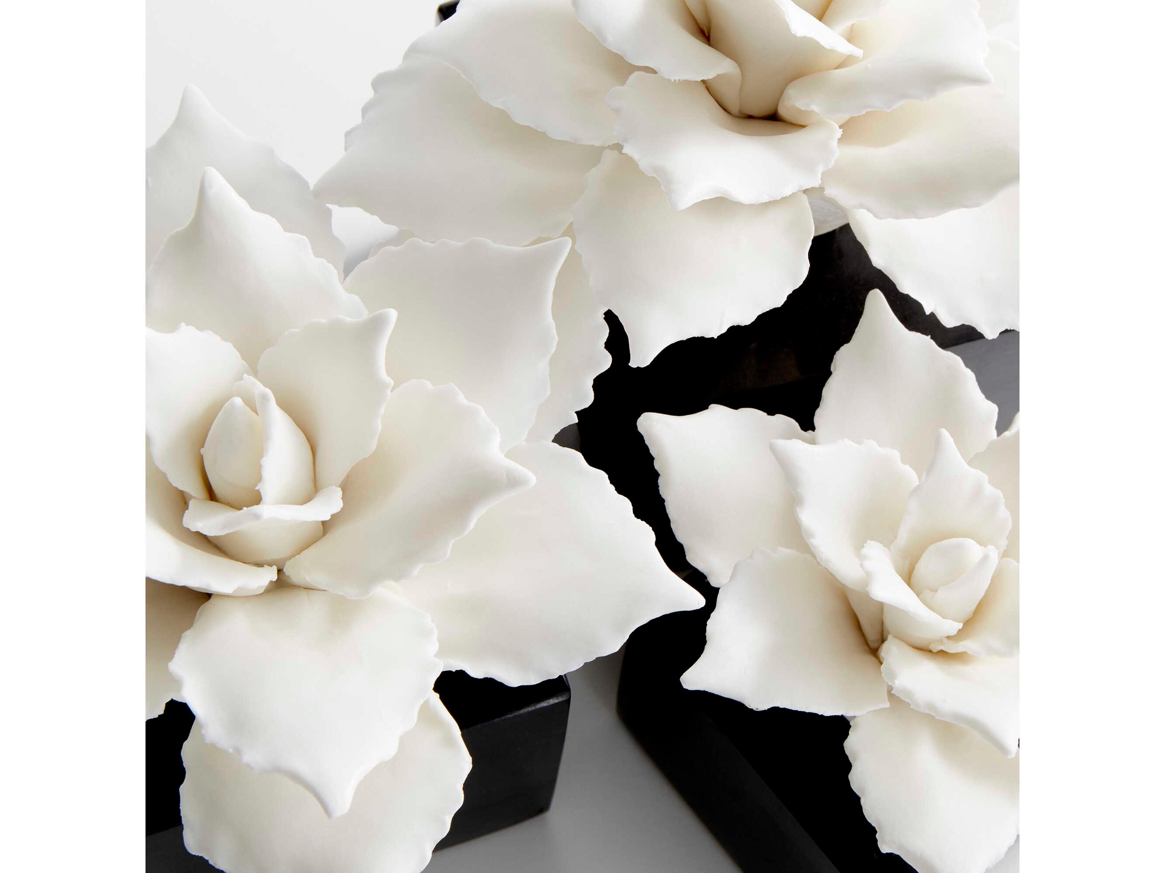 Cyan Design White Calendine Sculpture