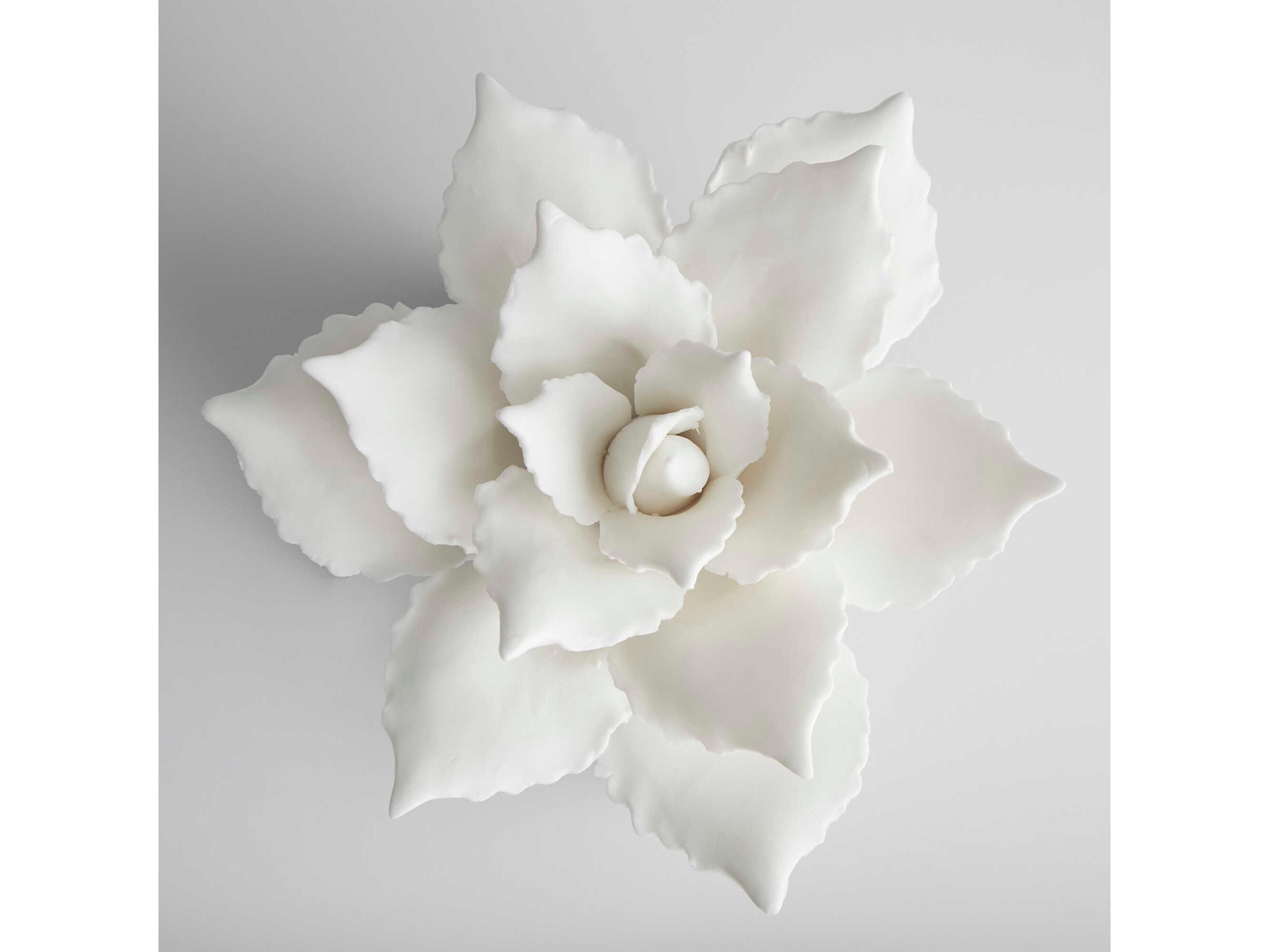 Cyan Design White Calendine Sculpture