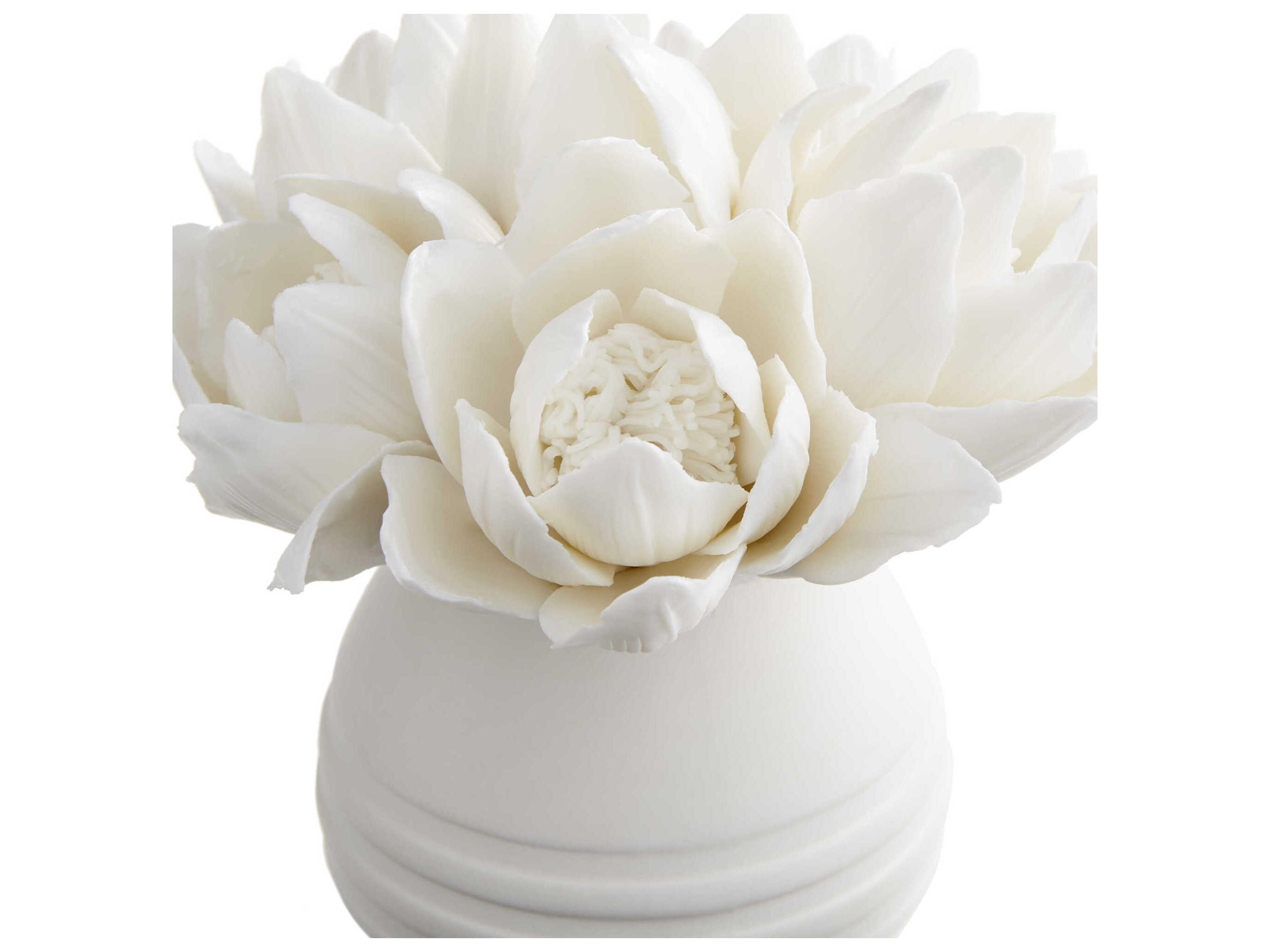 Cyan Design White Blooming Sculpture