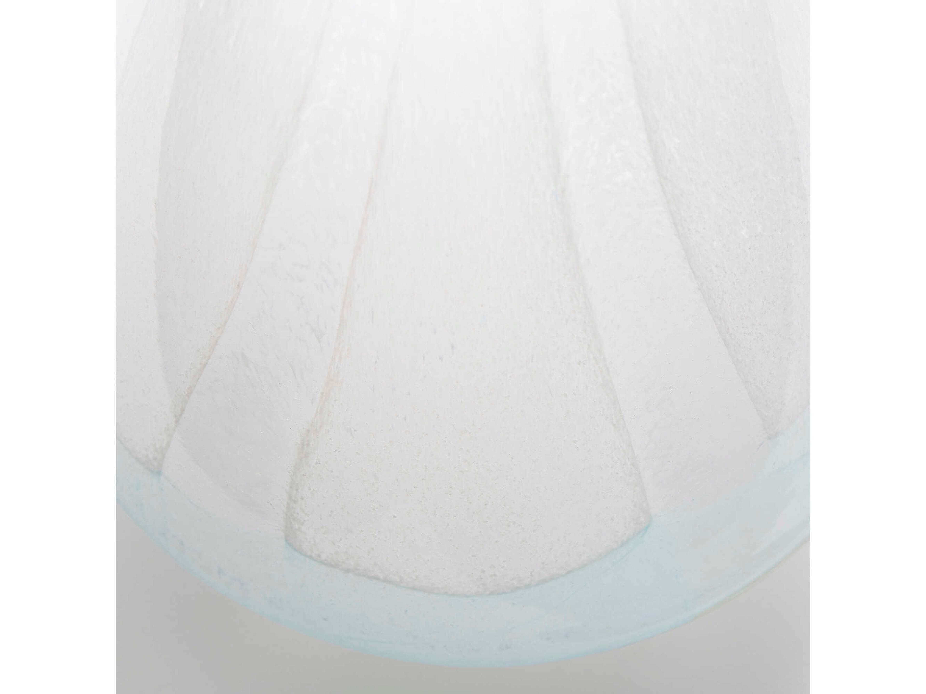 Cyan Design Sky Blue White Backdrift Vase