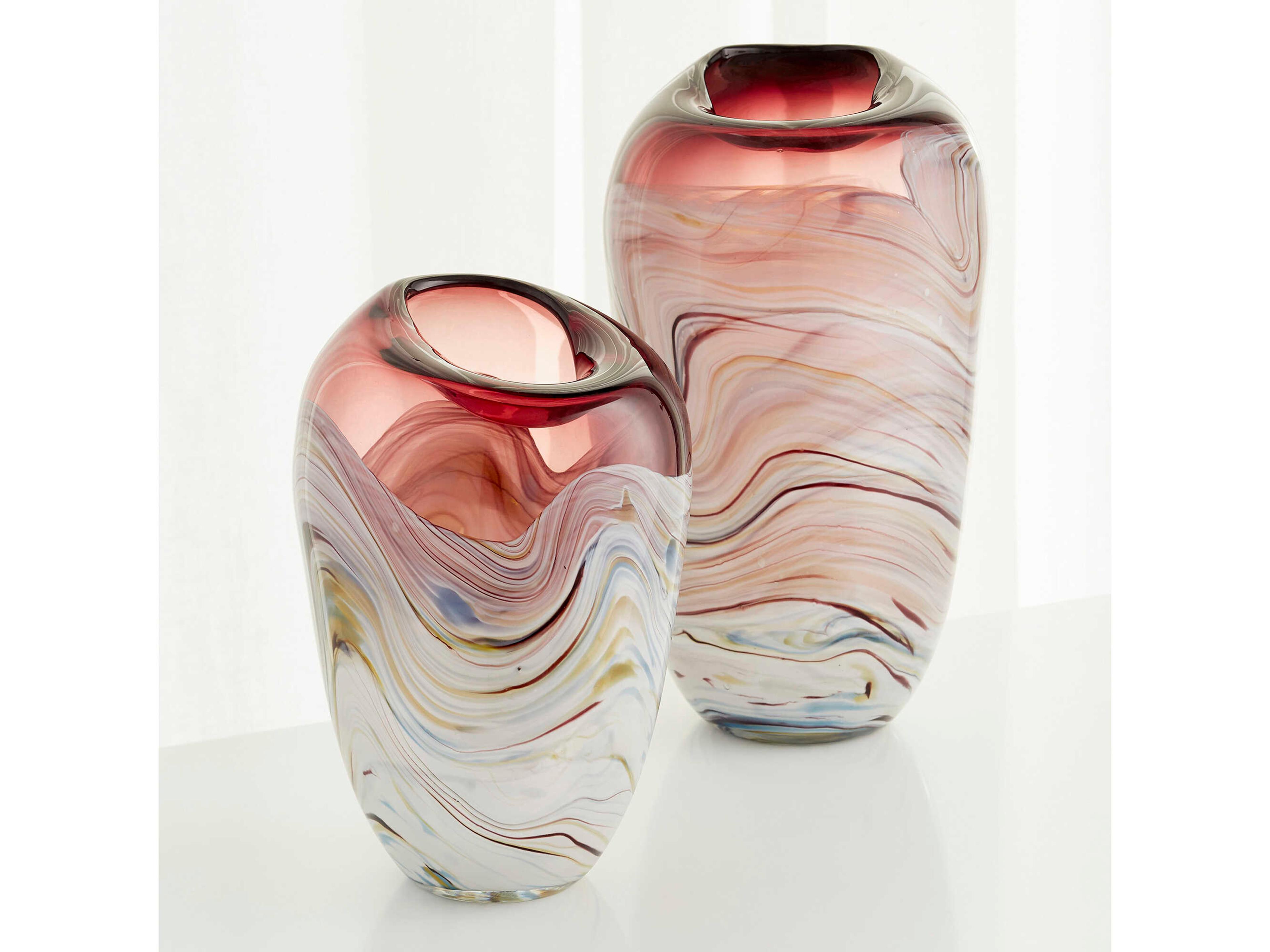 Cyan Design Purple White Sao Vase