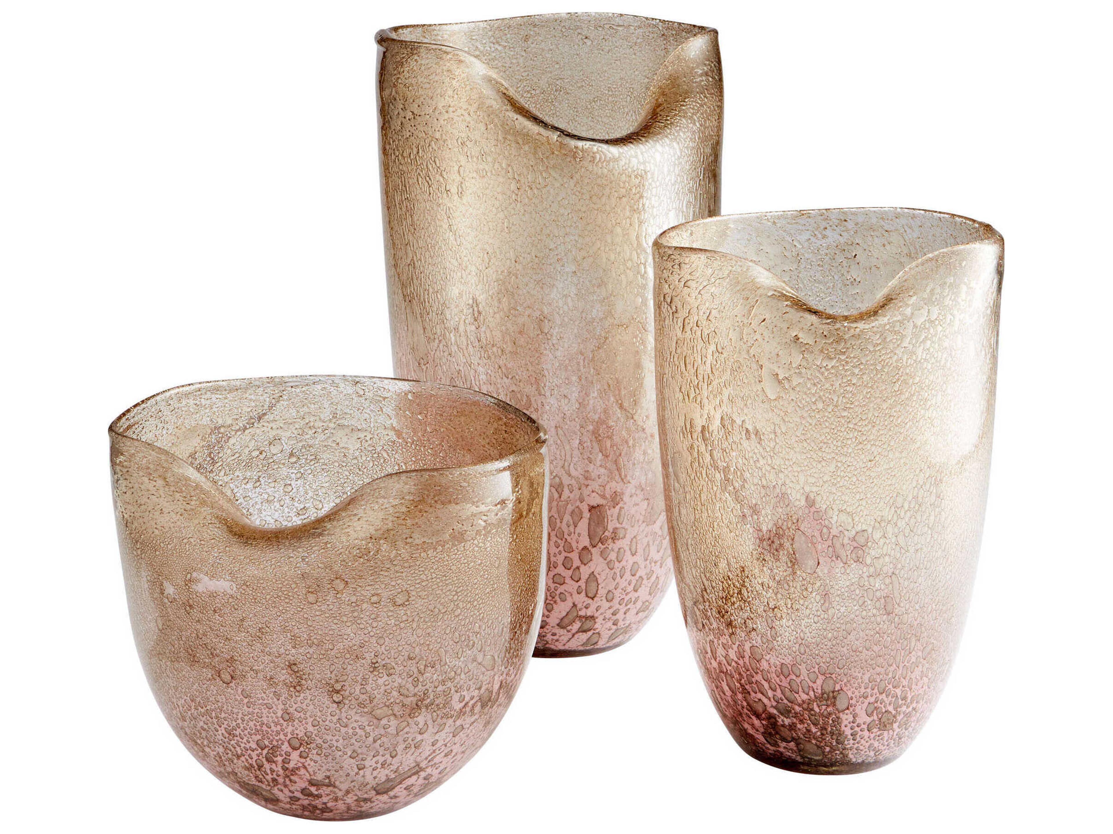 Cyan Design Purple Gold Dust Prospero Vase