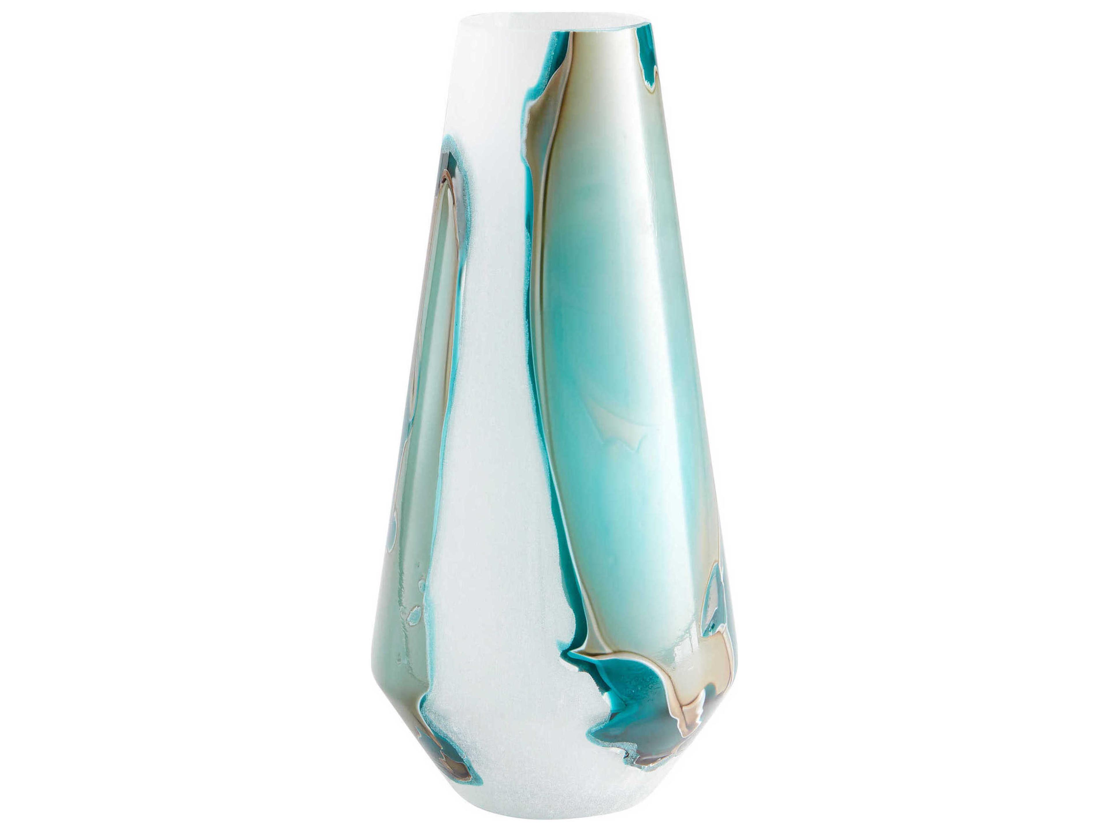 Cyan Design Green White Ferdinand Vase