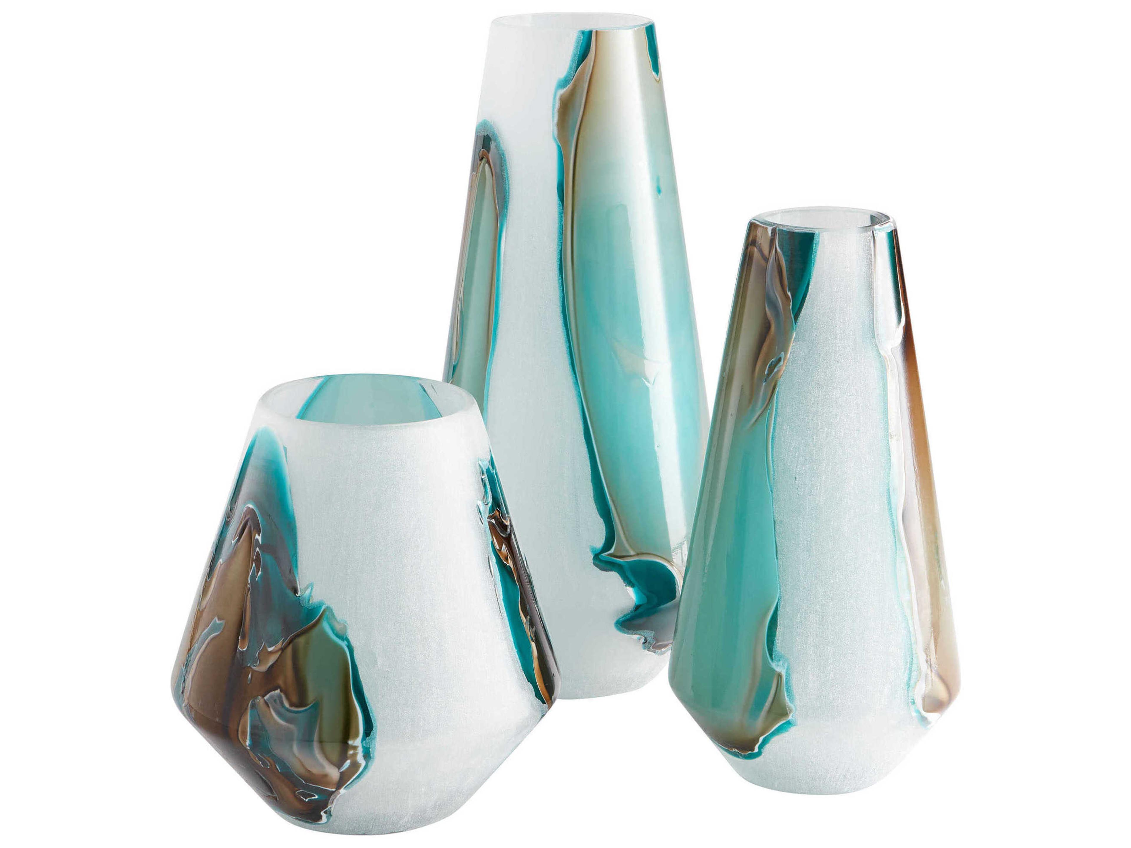 Cyan Design Green White Ferdinand Vase