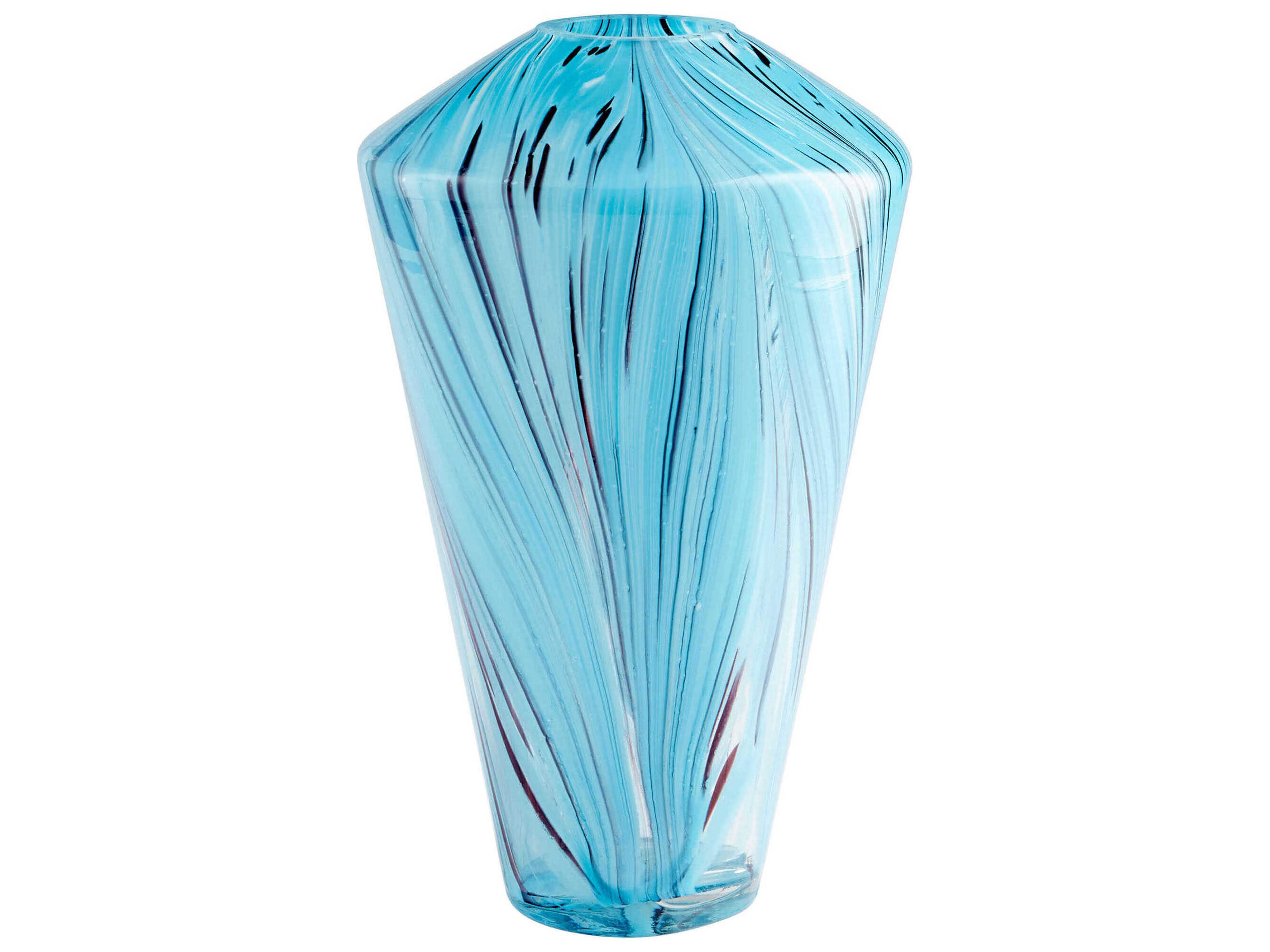 Phoebe Blue 16" High Vase