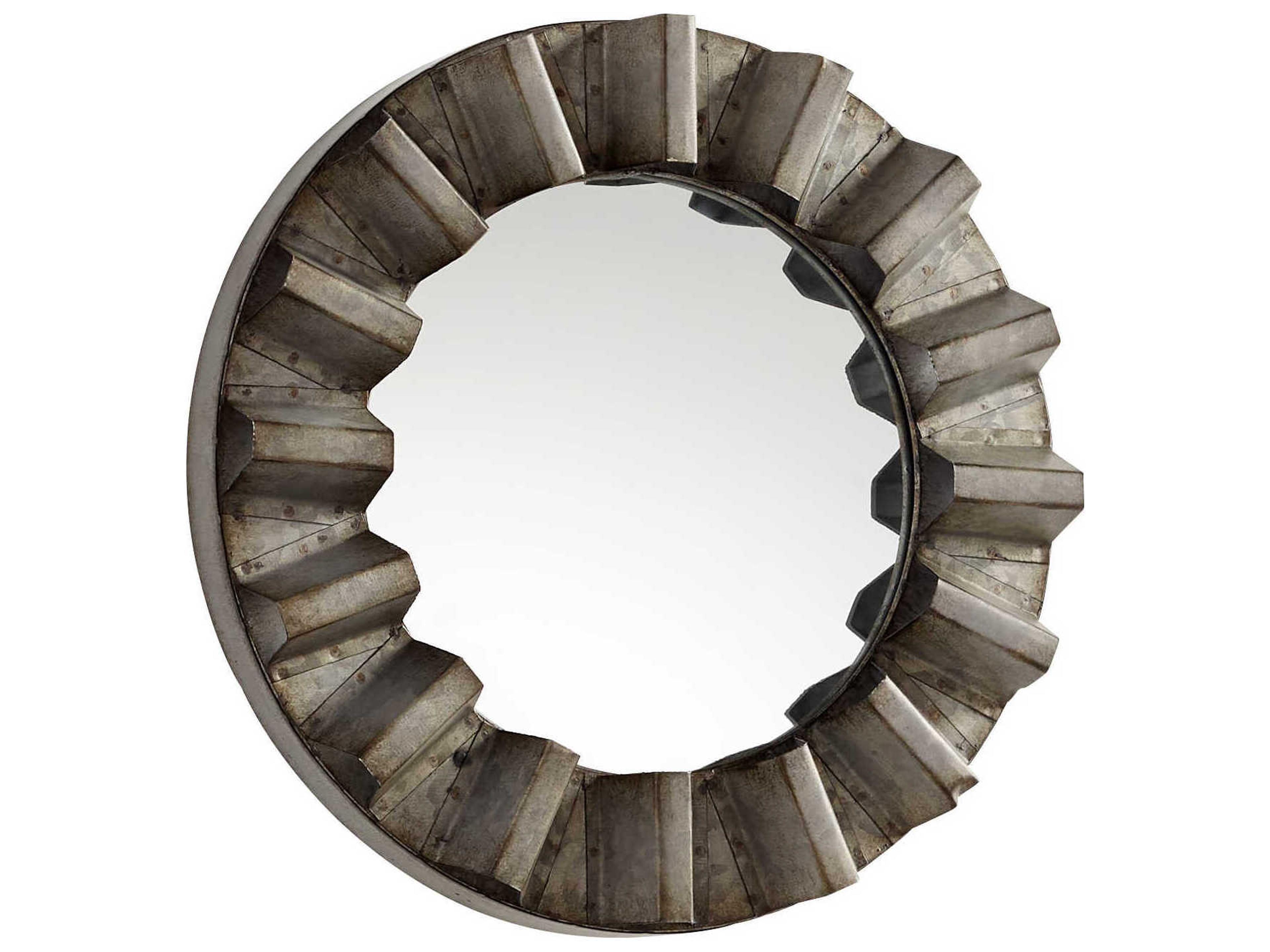 Argos Galvanized Round Wall Mirror