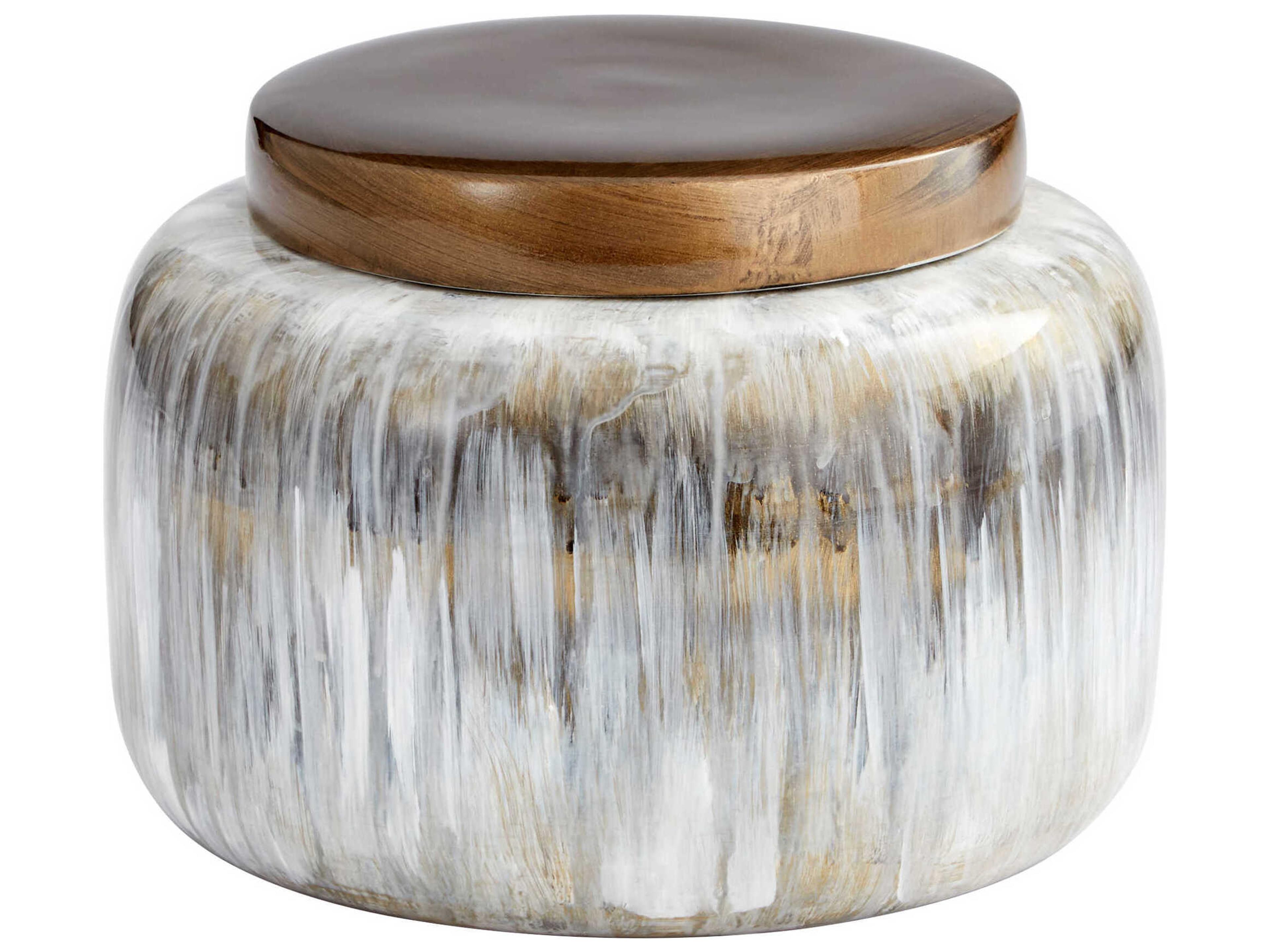 Olive Glaze Spirit Container