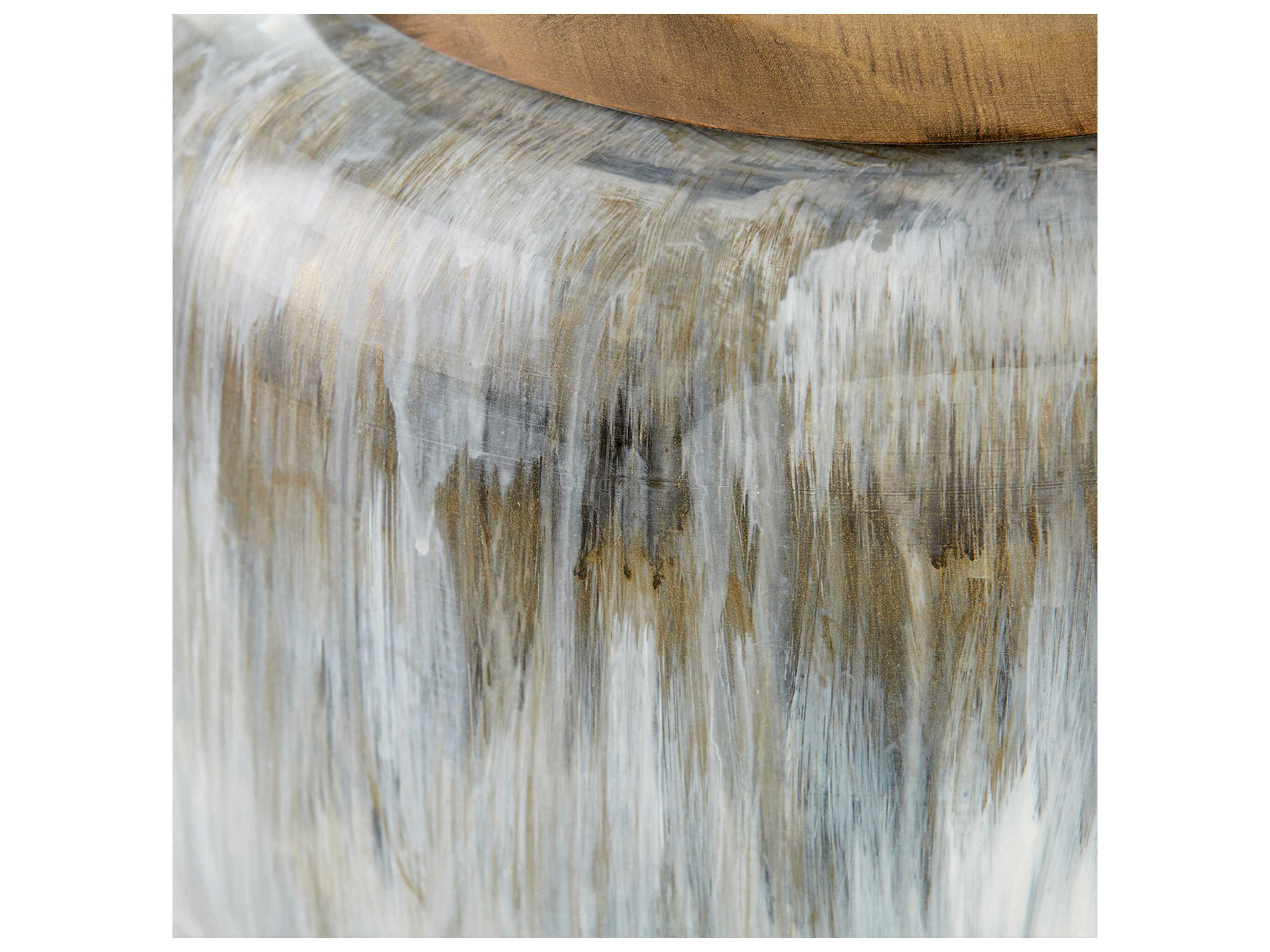 Cyan Design Olive Glaze Spirit Container