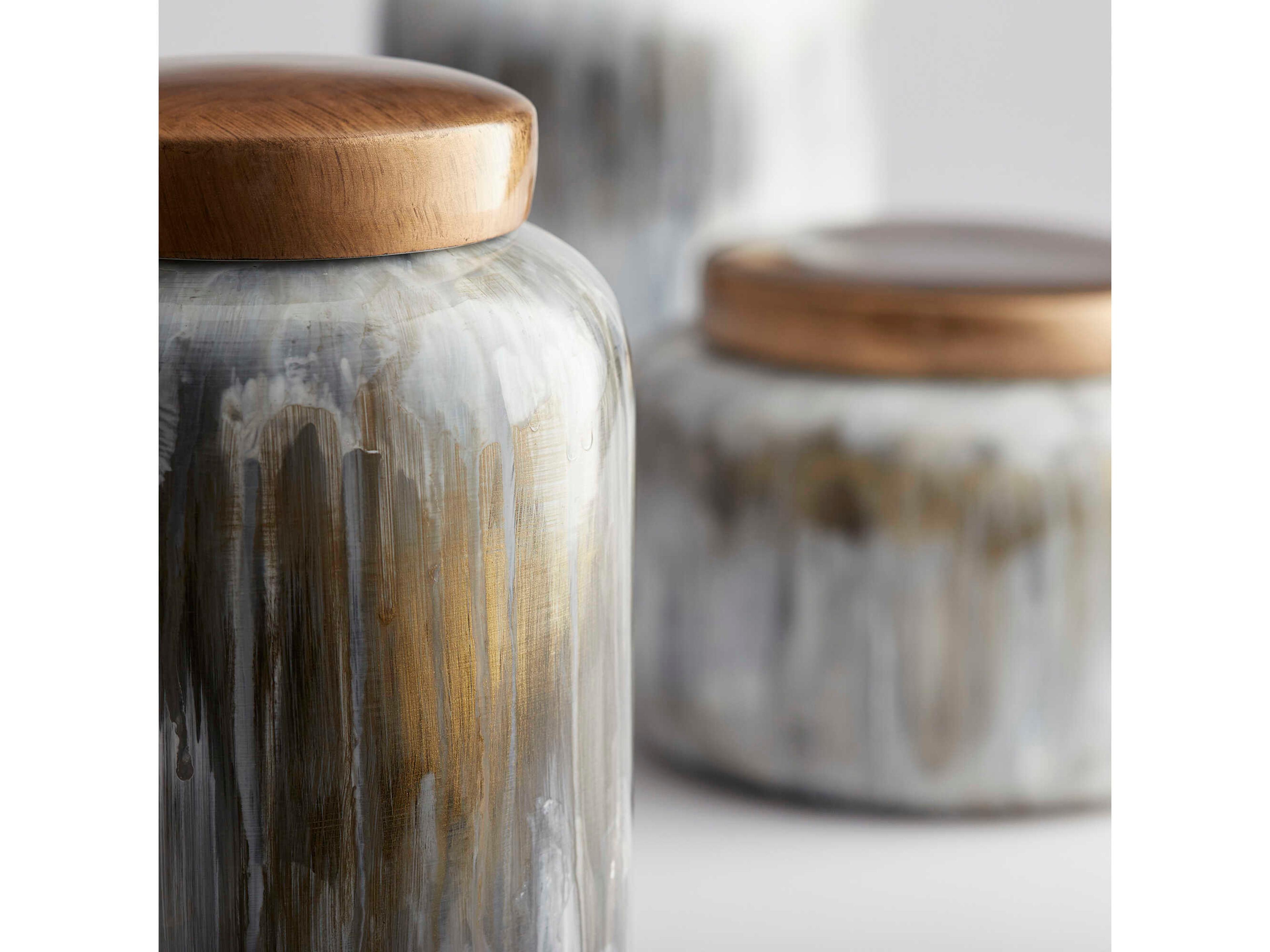 Cyan Design Olive Glaze Spirit Container