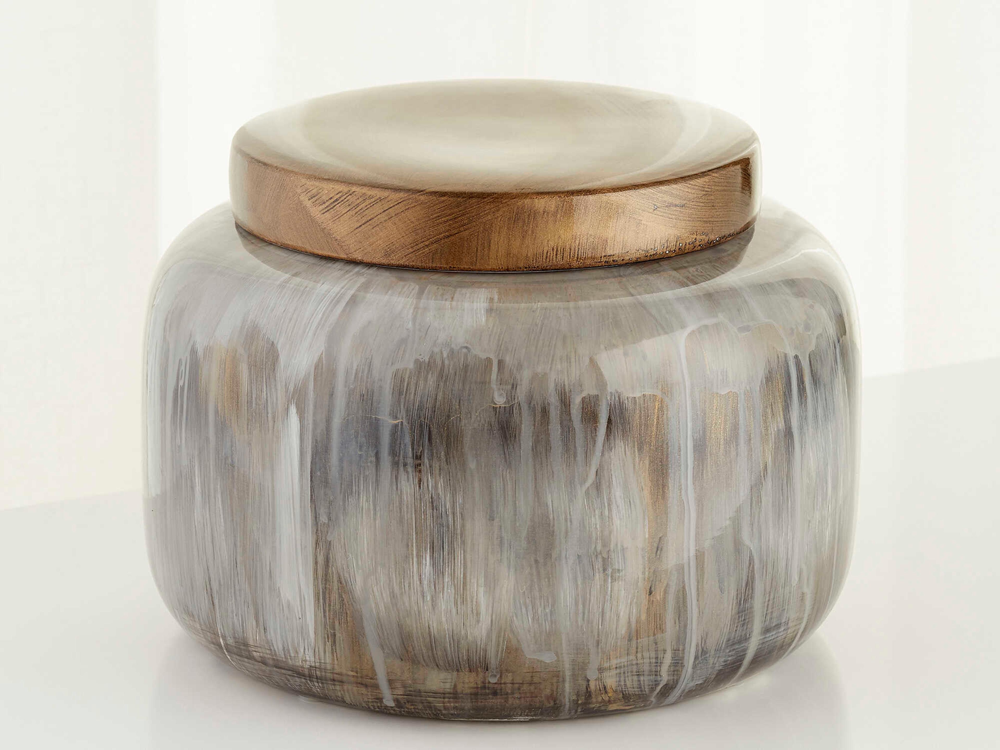 Cyan Design Olive Glaze Spirit Container