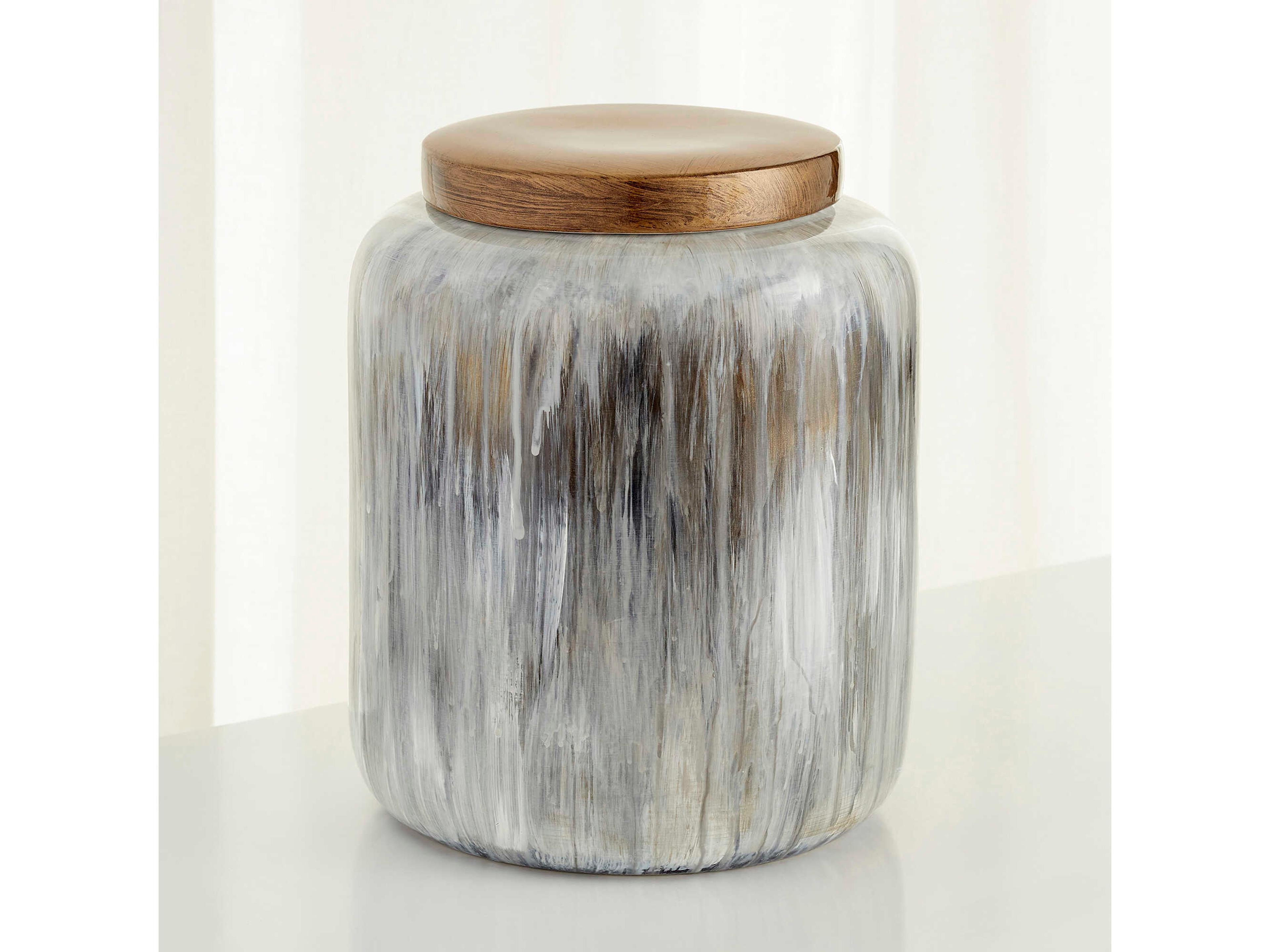 Cyan Design Olive Glaze Spirit Container