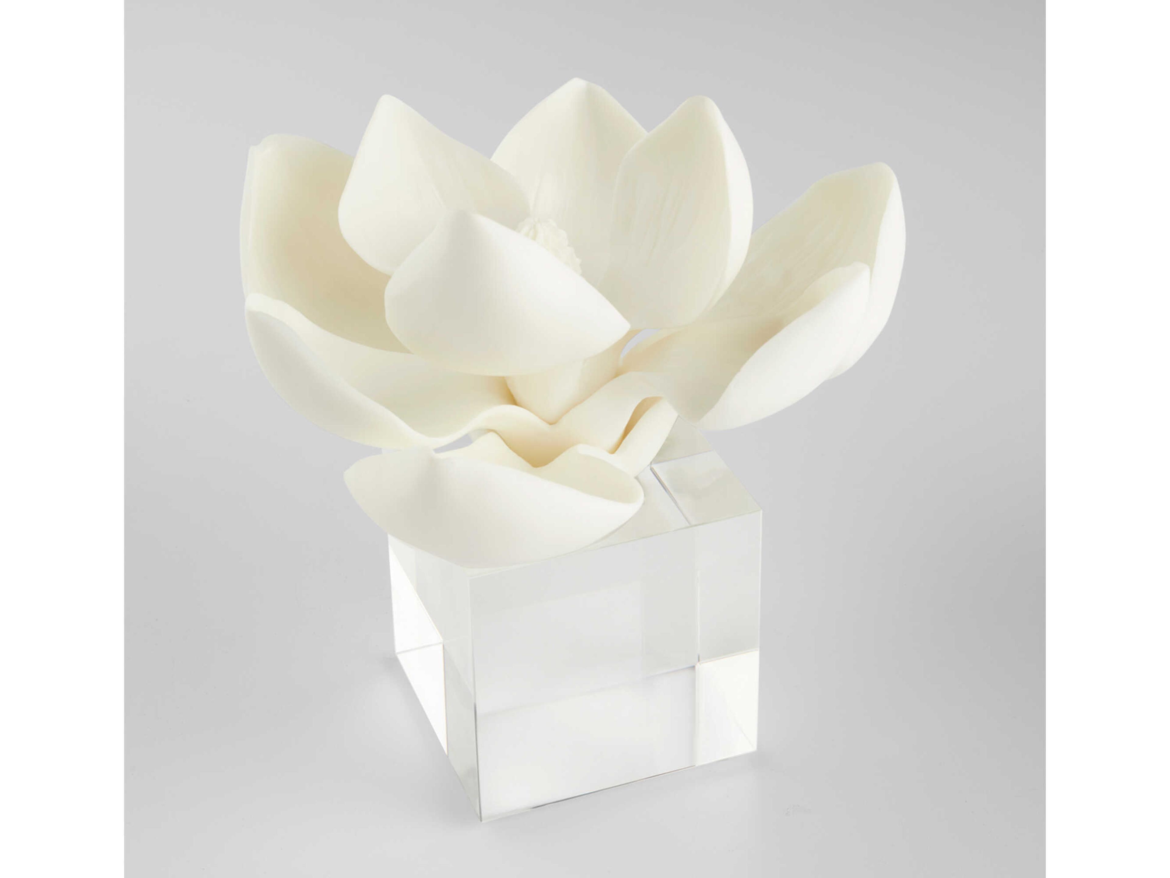 Cyan Design White Magnolia Sculpture