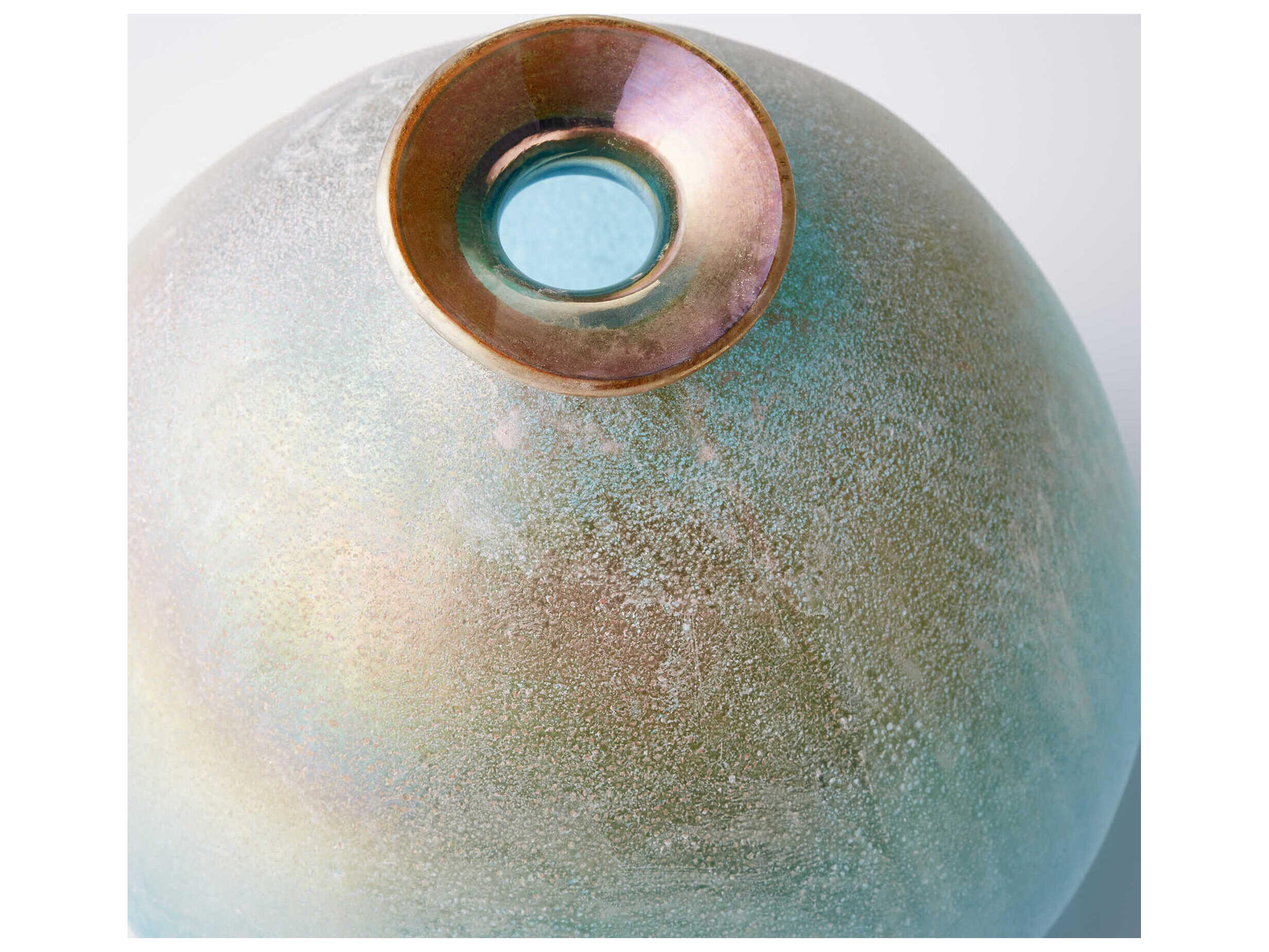 Cyan Design Turquoise Scavo Sea of Dreams Vase